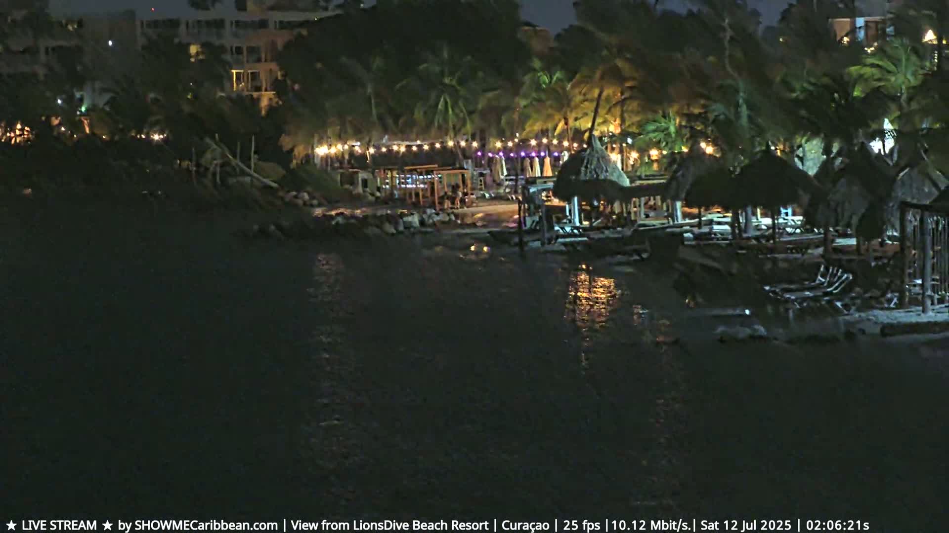 Carribean, Curacao, Mambo Beach  Live Cam - Willemstad, Curaçao, Netherland