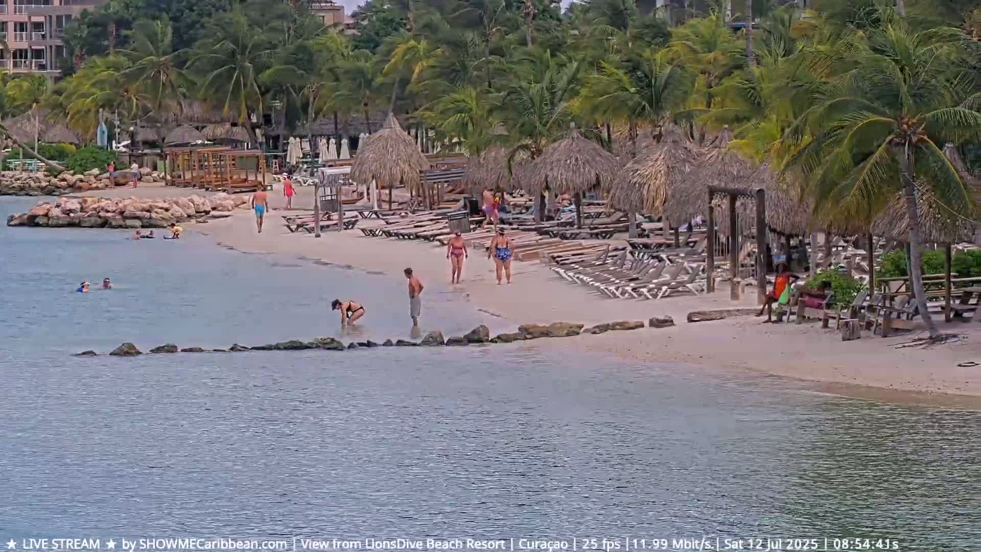 Carribean, Curacao, Mambo Beach  Live Cam - Willemstad, Curaçao, Netherland