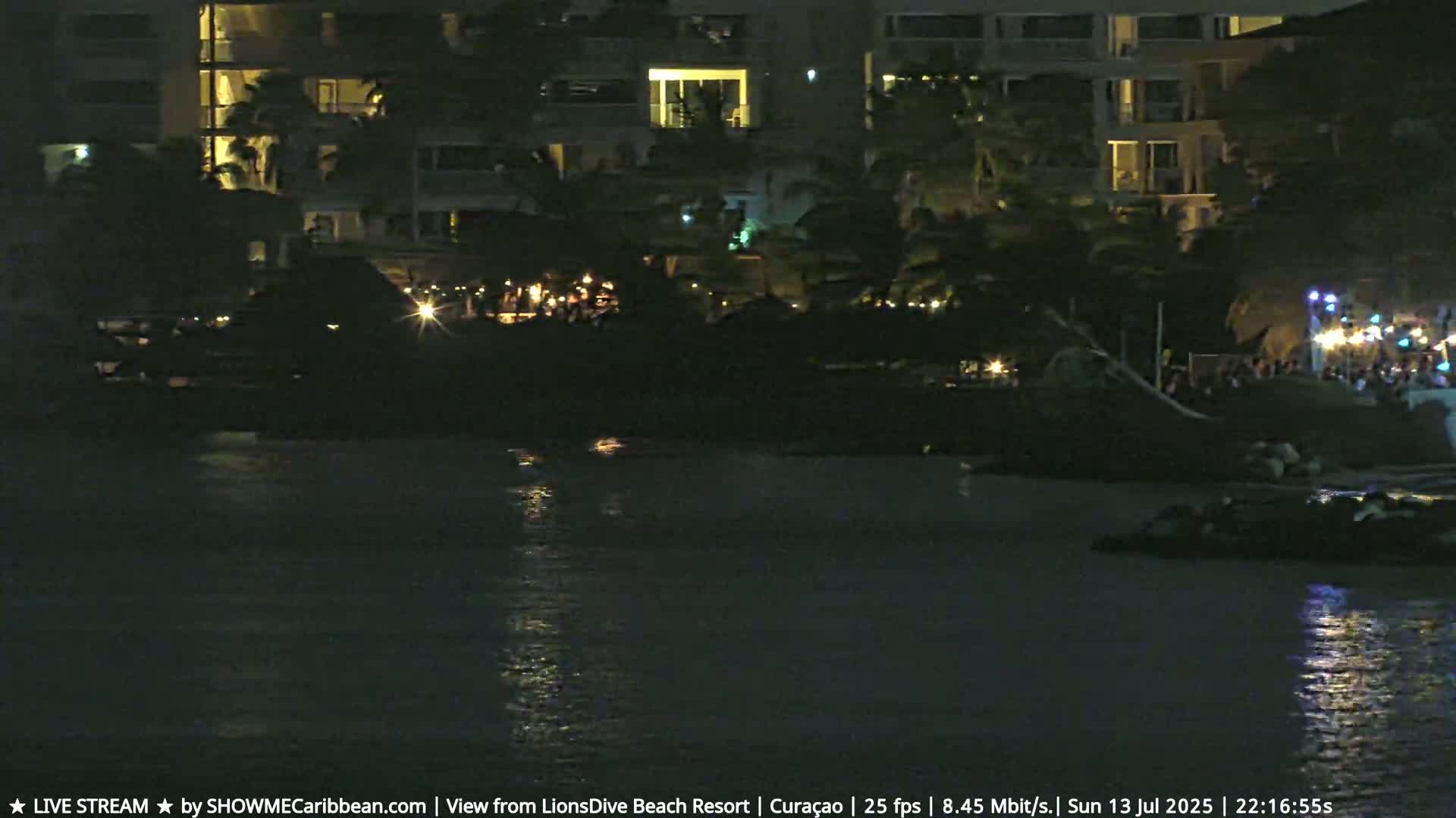 Carribean, Curacao, Mambo Beach  Live Cam - Willemstad, Curaçao, Netherland