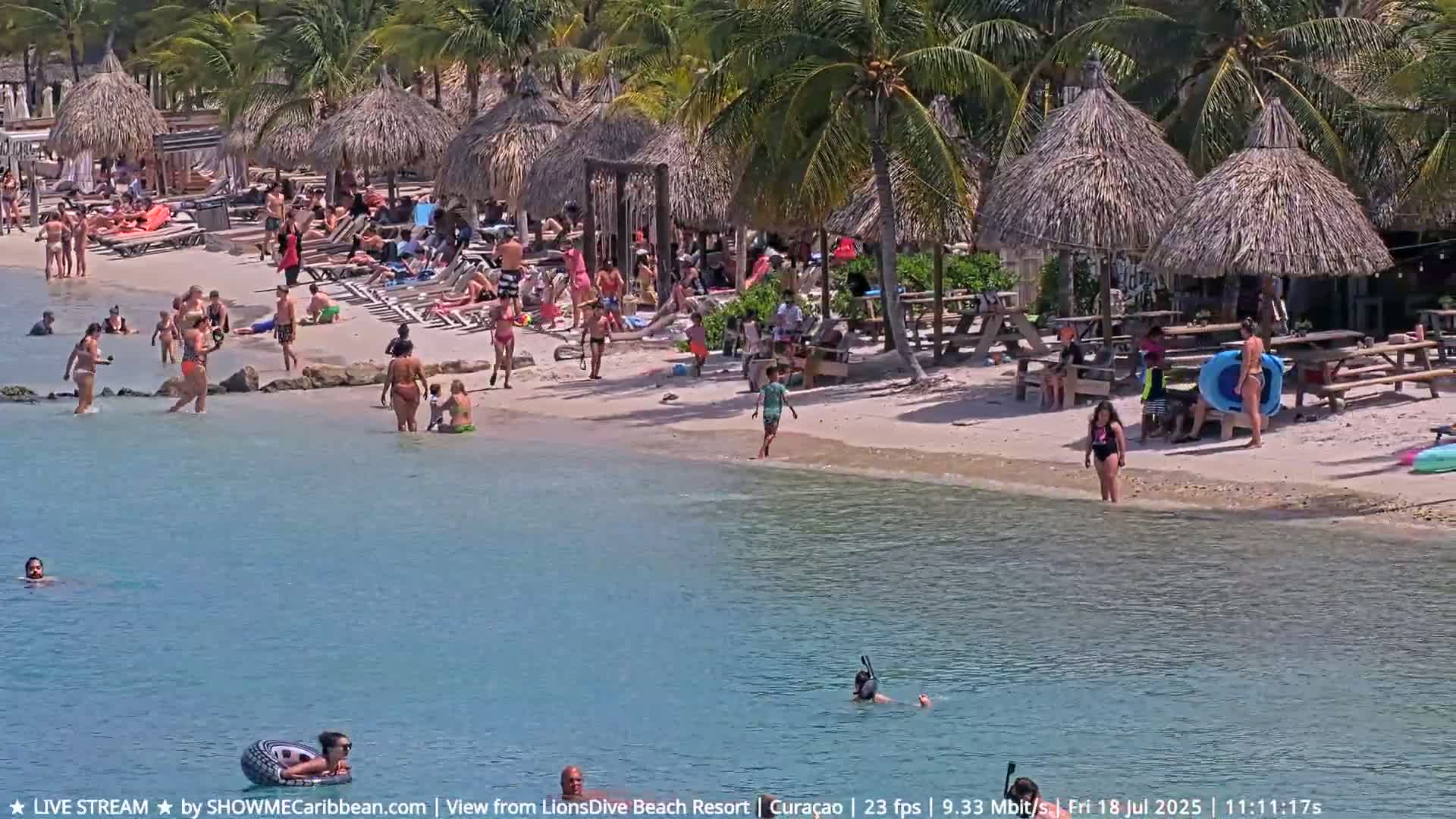 Carribean, Curacao, Mambo Beach  Live Cam - Willemstad, Curaçao, Netherland