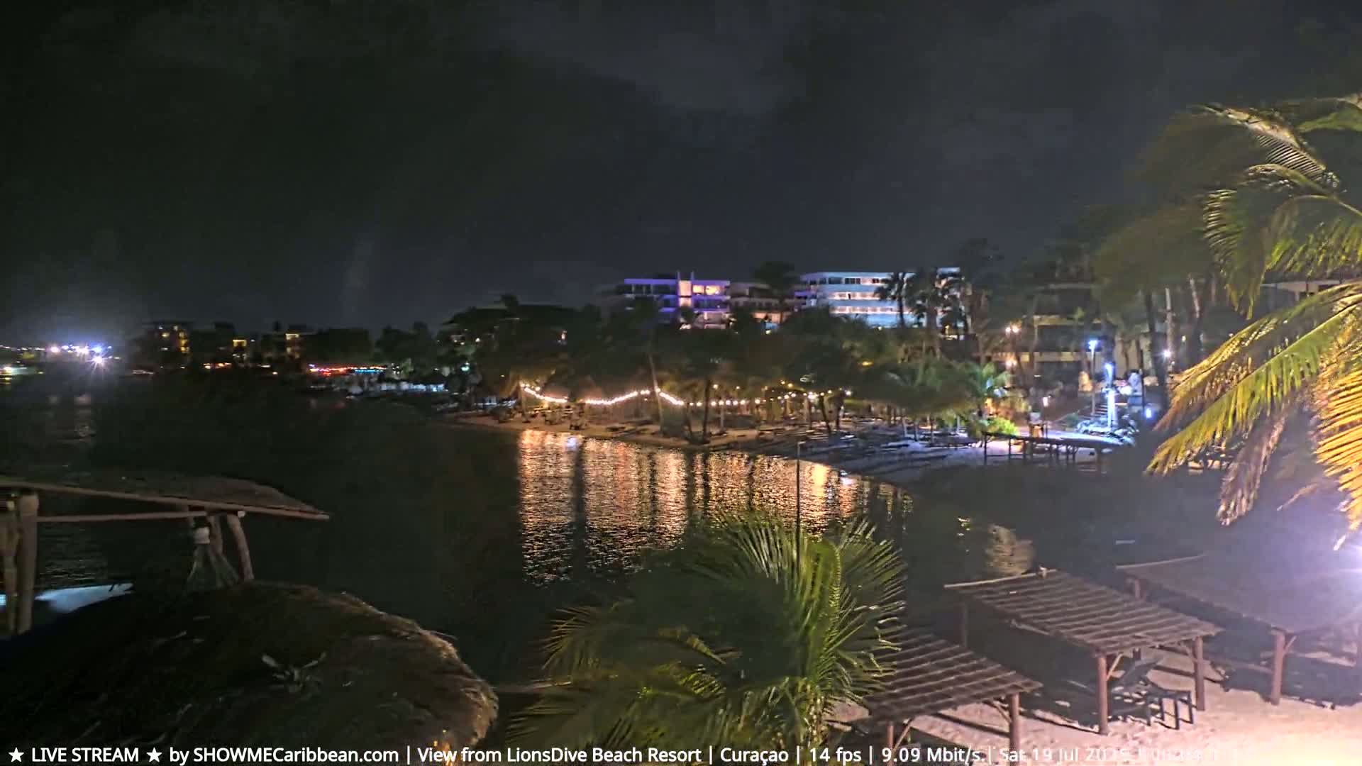 Carribean, Curacao, Mambo Beach  Live Cam - Willemstad, Curaçao, Netherland