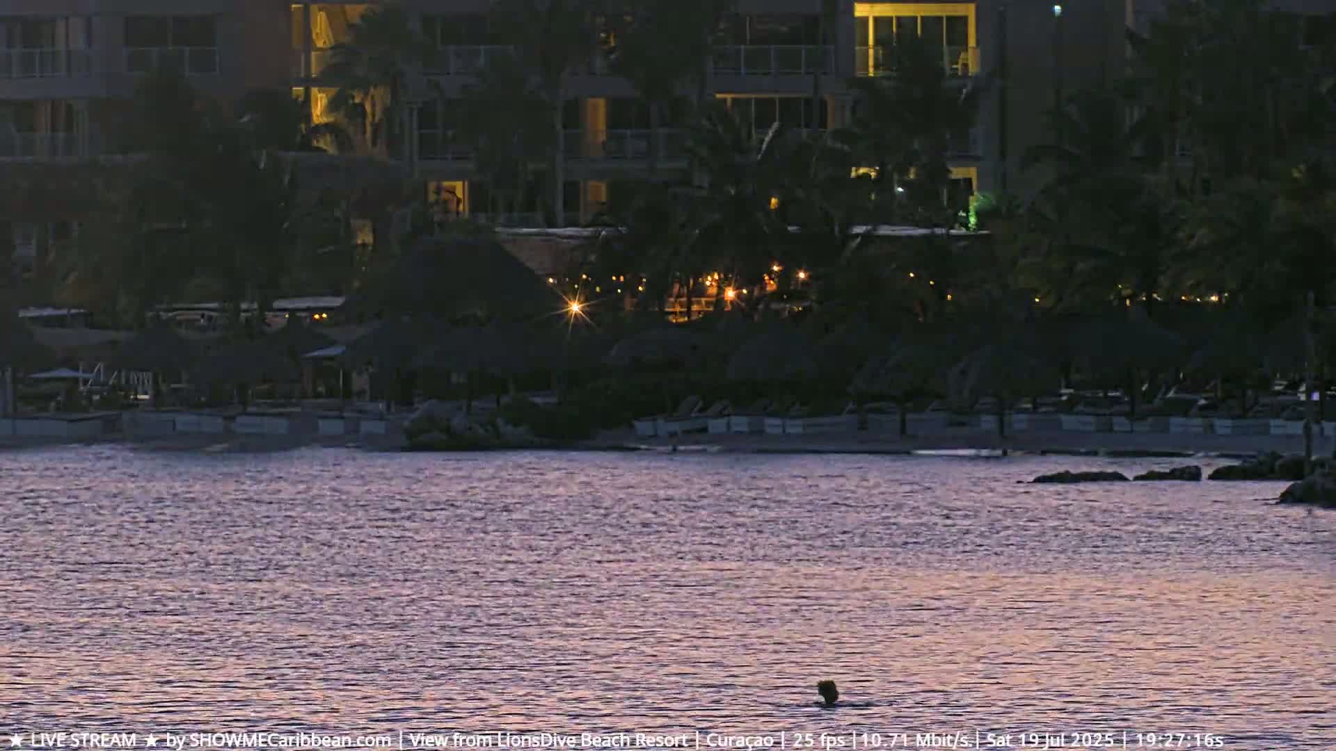Carribean, Curacao, Mambo Beach  Live Cam - Willemstad, Curaçao, Netherland