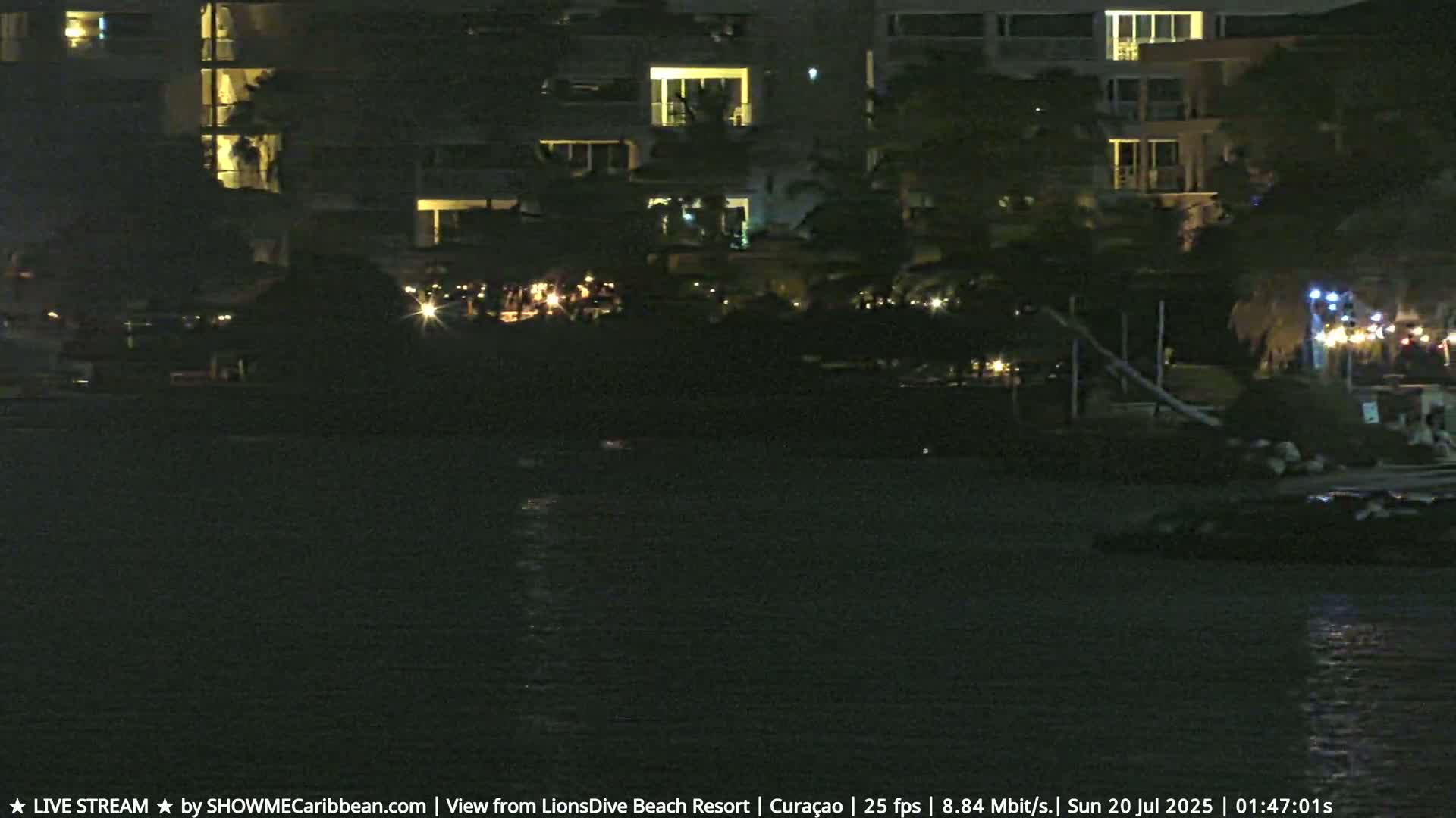 Carribean, Curacao, Mambo Beach  Live Cam - Willemstad, Curaçao, Netherland