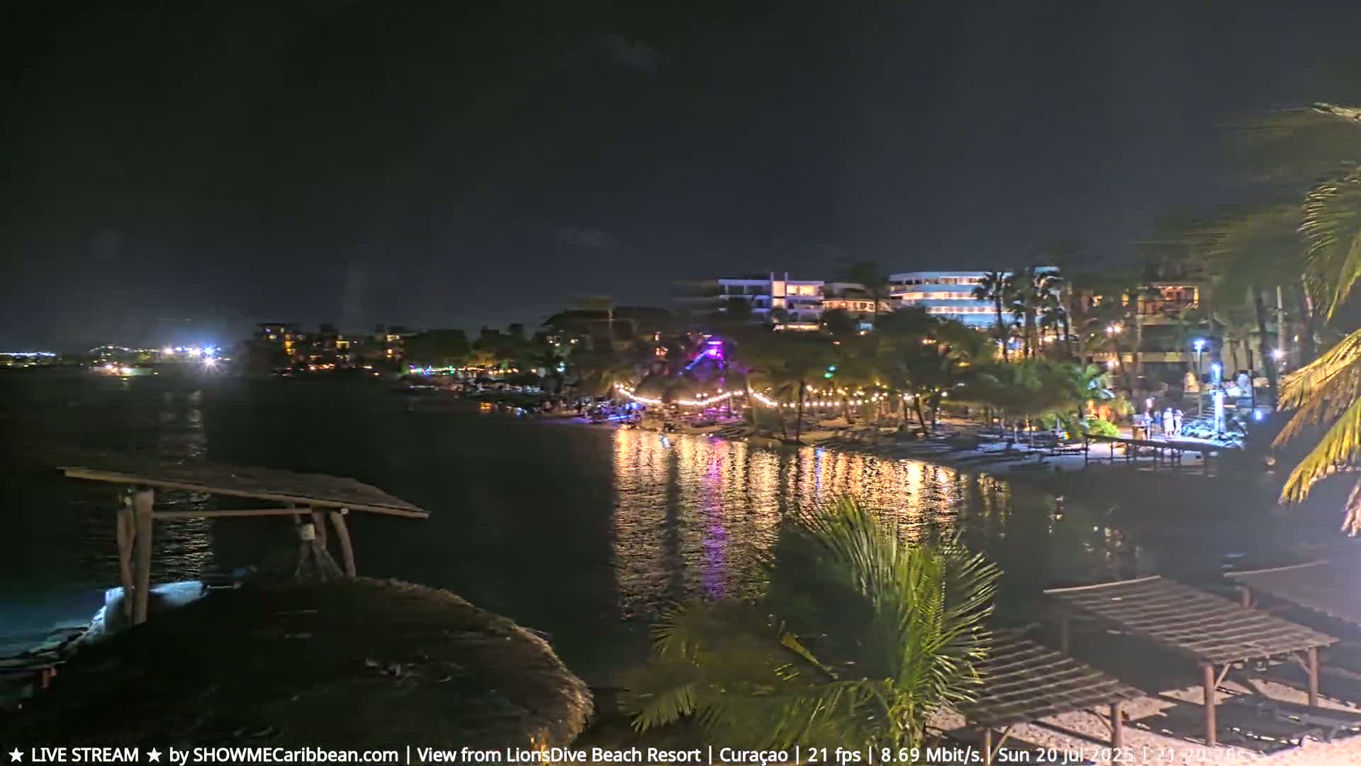 Carribean, Curacao, Mambo Beach  Live Cam - Willemstad, Curaçao, Netherland