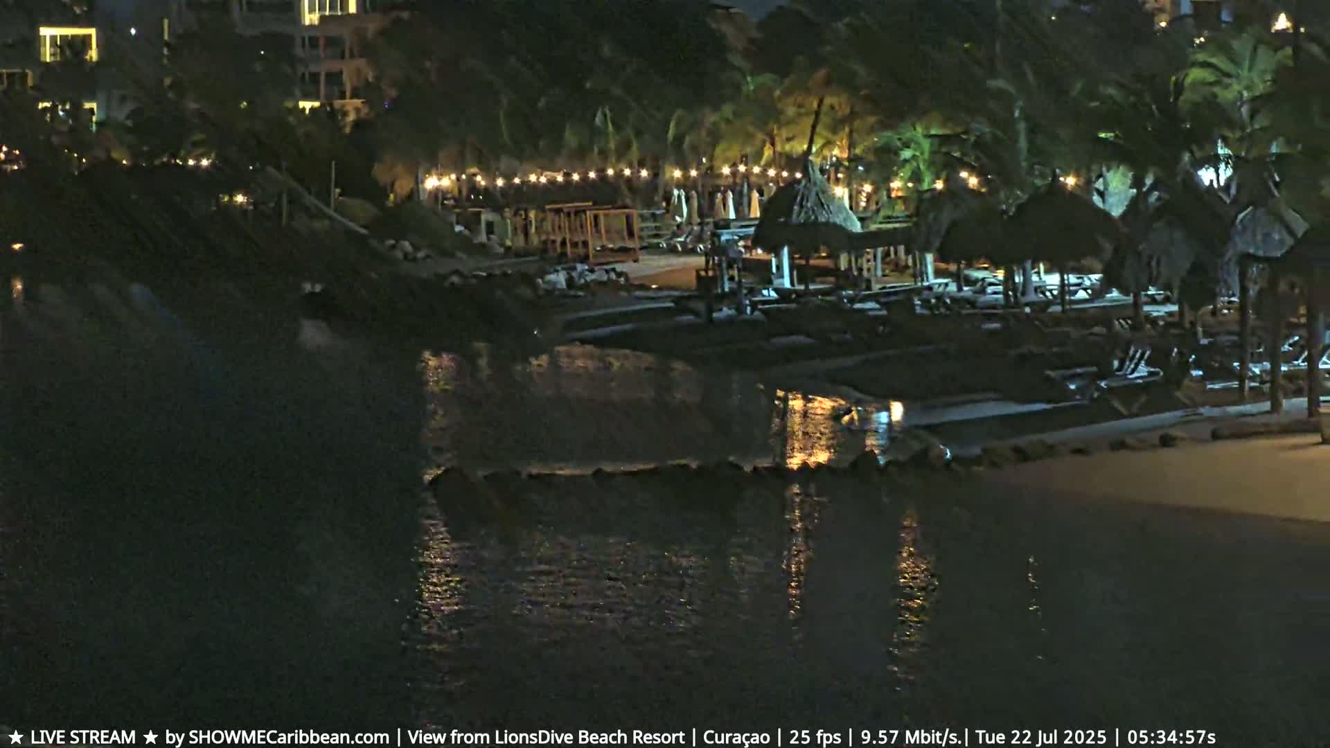 Carribean, Curacao, Mambo Beach  Live Cam - Willemstad, Curaçao, Netherland