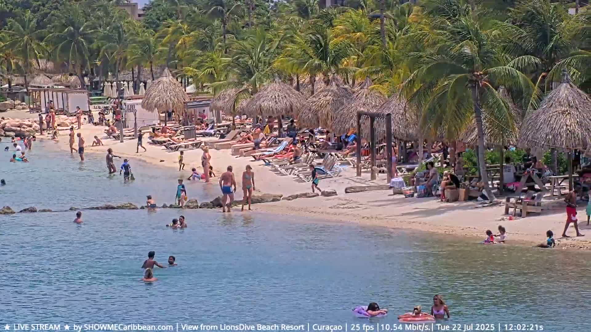 Carribean, Curacao, Mambo Beach  Live Cam - Willemstad, Curaçao, Netherland