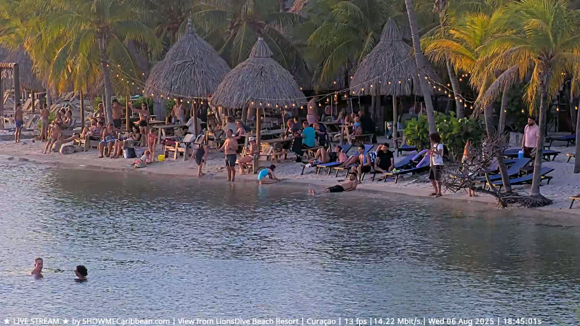 Carribean, Curacao, Mambo Beach  Live Cam - Willemstad, Curaçao, Netherland