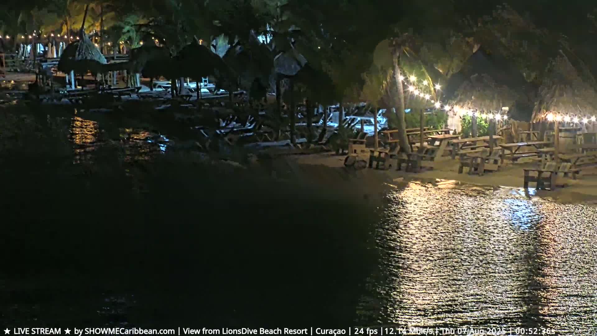Carribean, Curacao, Mambo Beach  Live Cam - Willemstad, Curaçao, Netherland