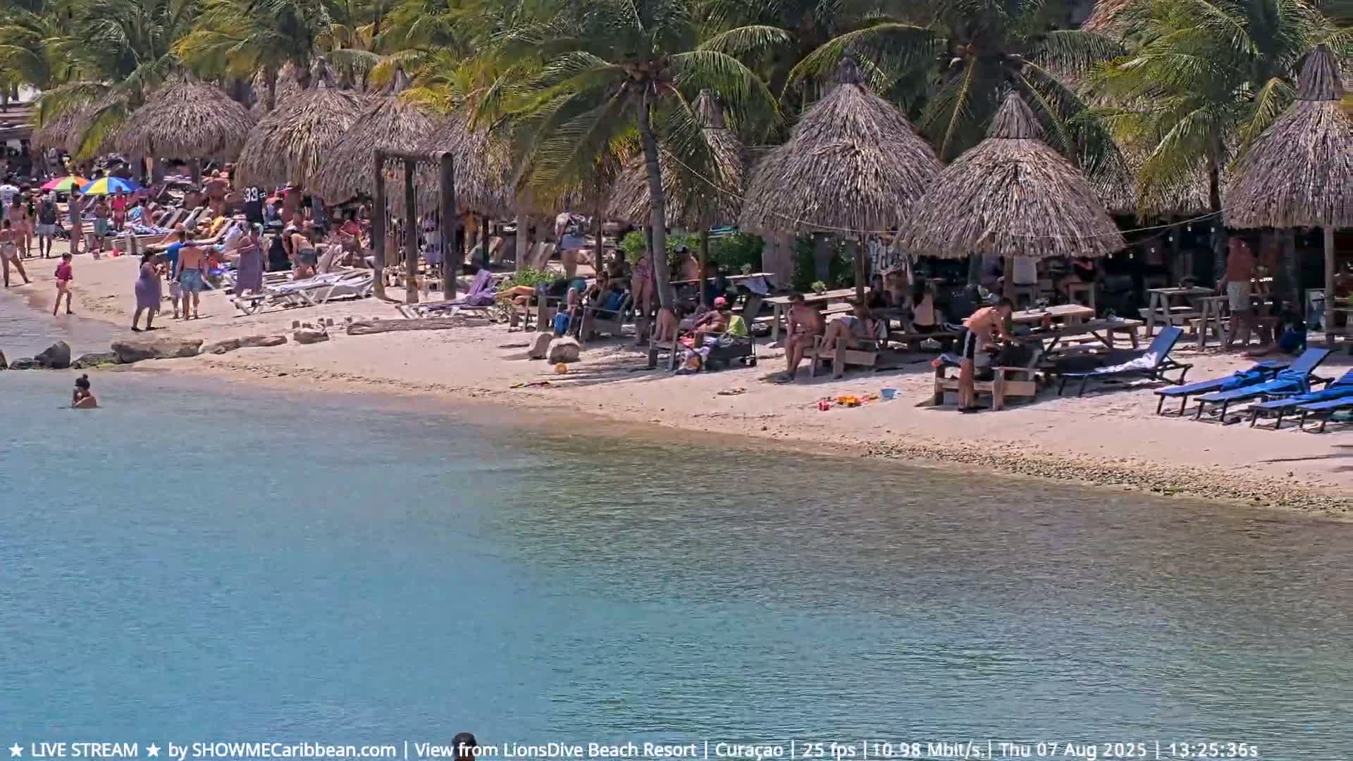 Carribean, Curacao, Mambo Beach  Live Cam - Willemstad, Curaçao, Netherland