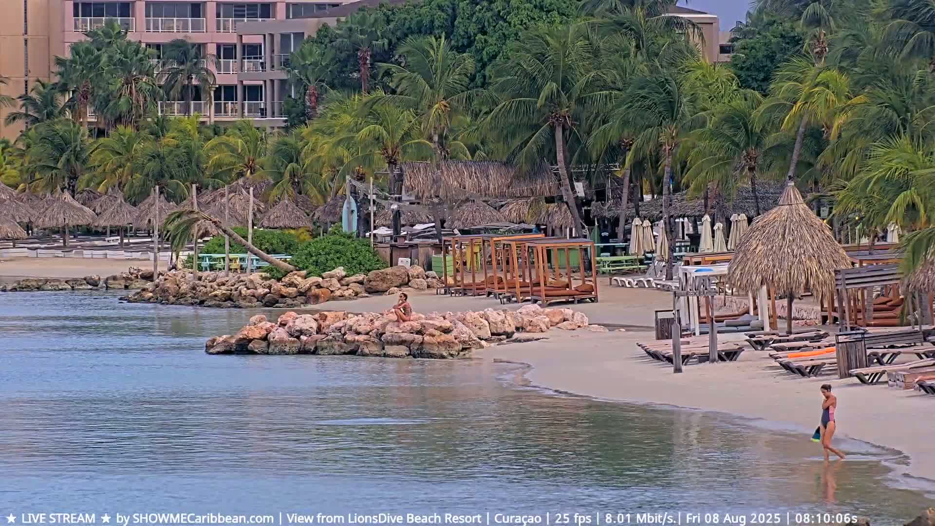 Carribean, Curacao, Mambo Beach  Live Cam - Willemstad, Curaçao, Netherland