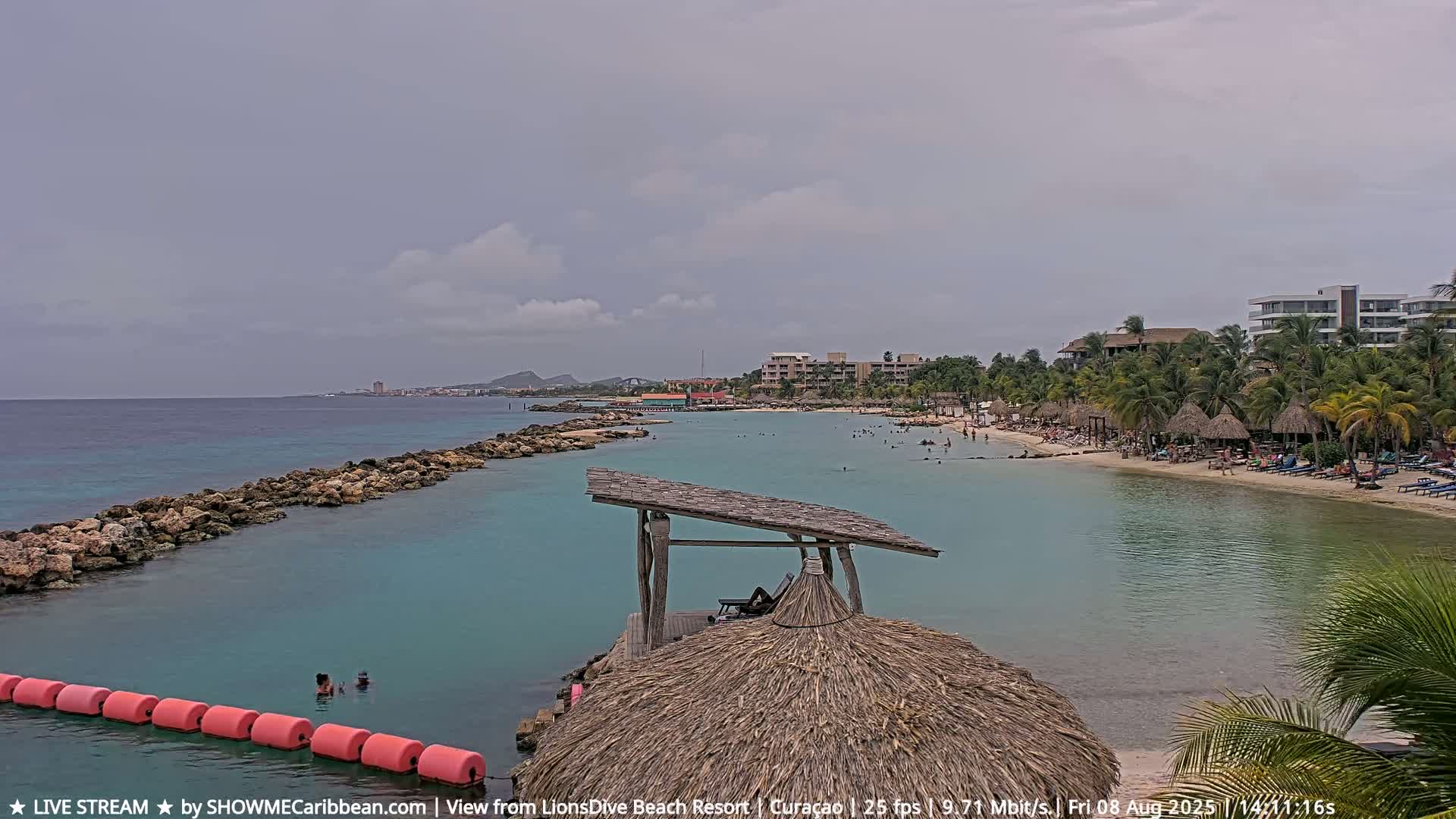 Carribean, Curacao, Mambo Beach  Live Cam - Willemstad, Curaçao, Netherland
