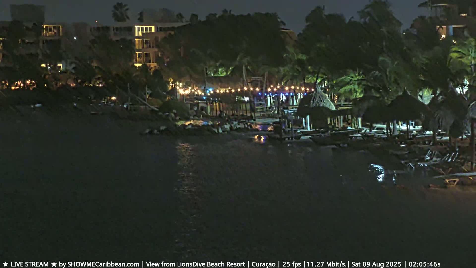 Carribean, Curacao, Mambo Beach  Live Cam - Willemstad, Curaçao, Netherland