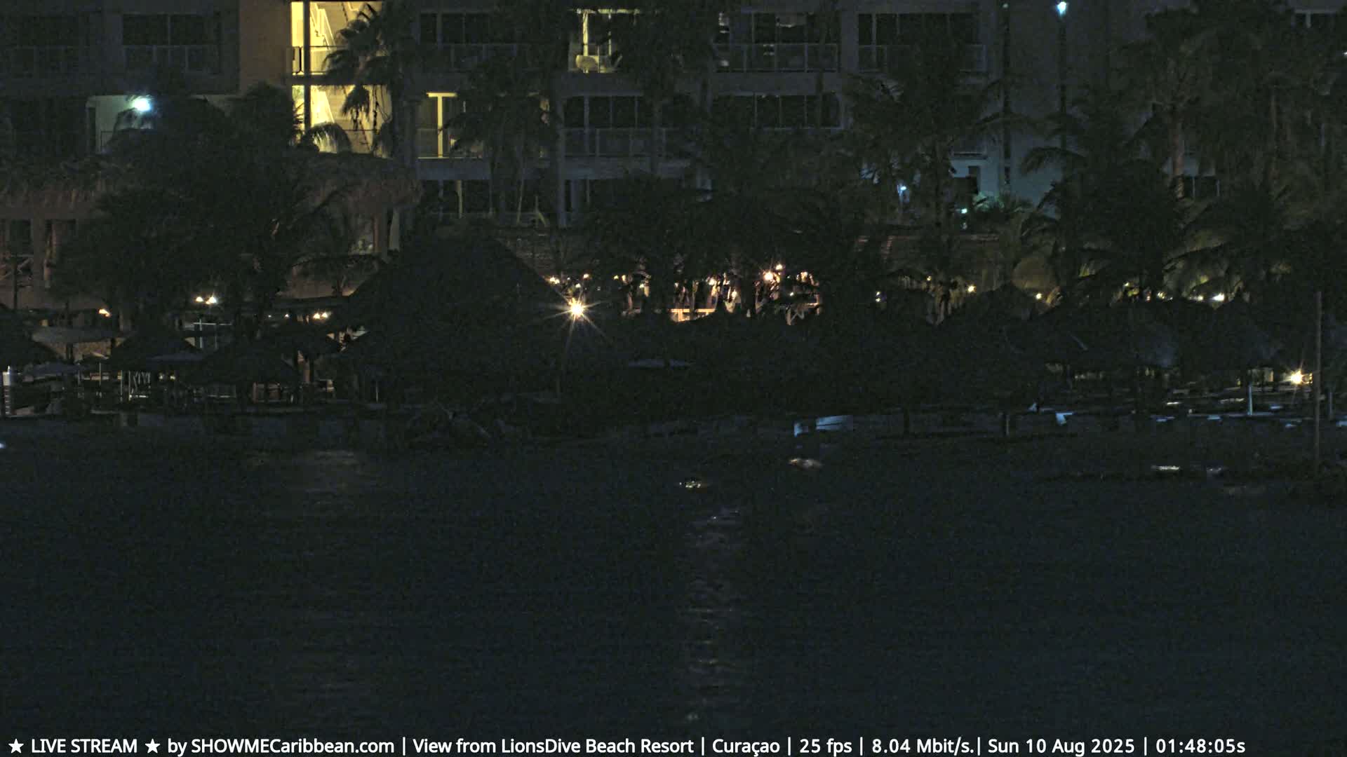 Carribean, Curacao, Mambo Beach  Live Cam - Willemstad, Curaçao, Netherland