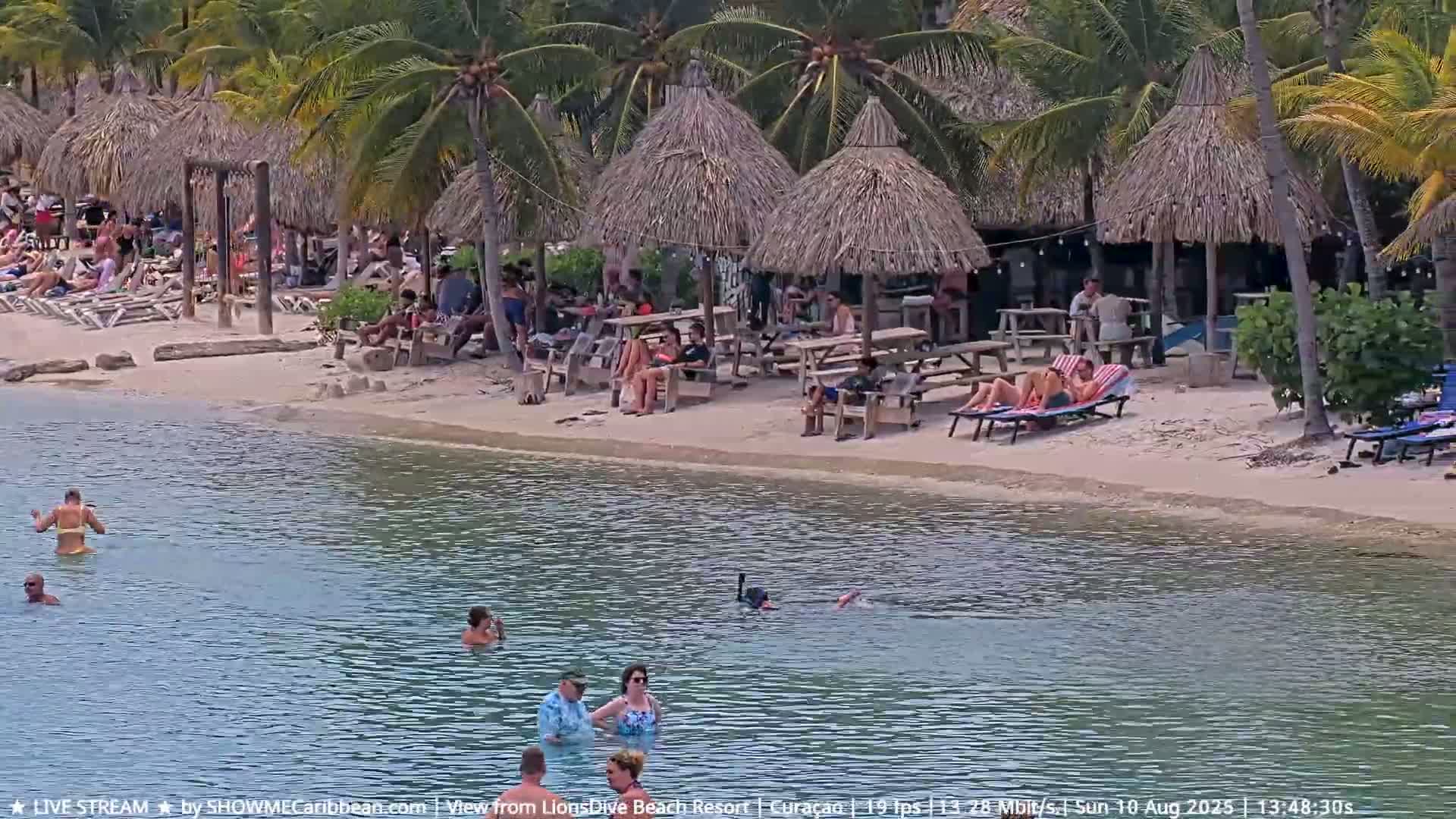 Carribean, Curacao, Mambo Beach  Live Cam - Willemstad, Curaçao, Netherland
