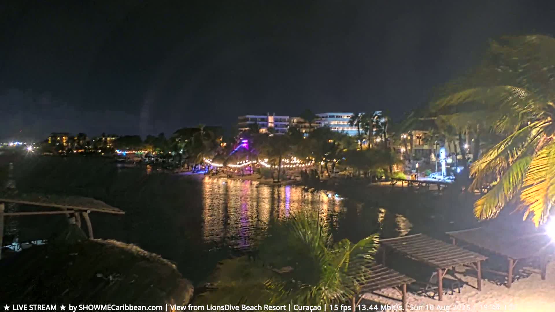 Carribean, Curacao, Mambo Beach  Live Cam - Willemstad, Curaçao, Netherland