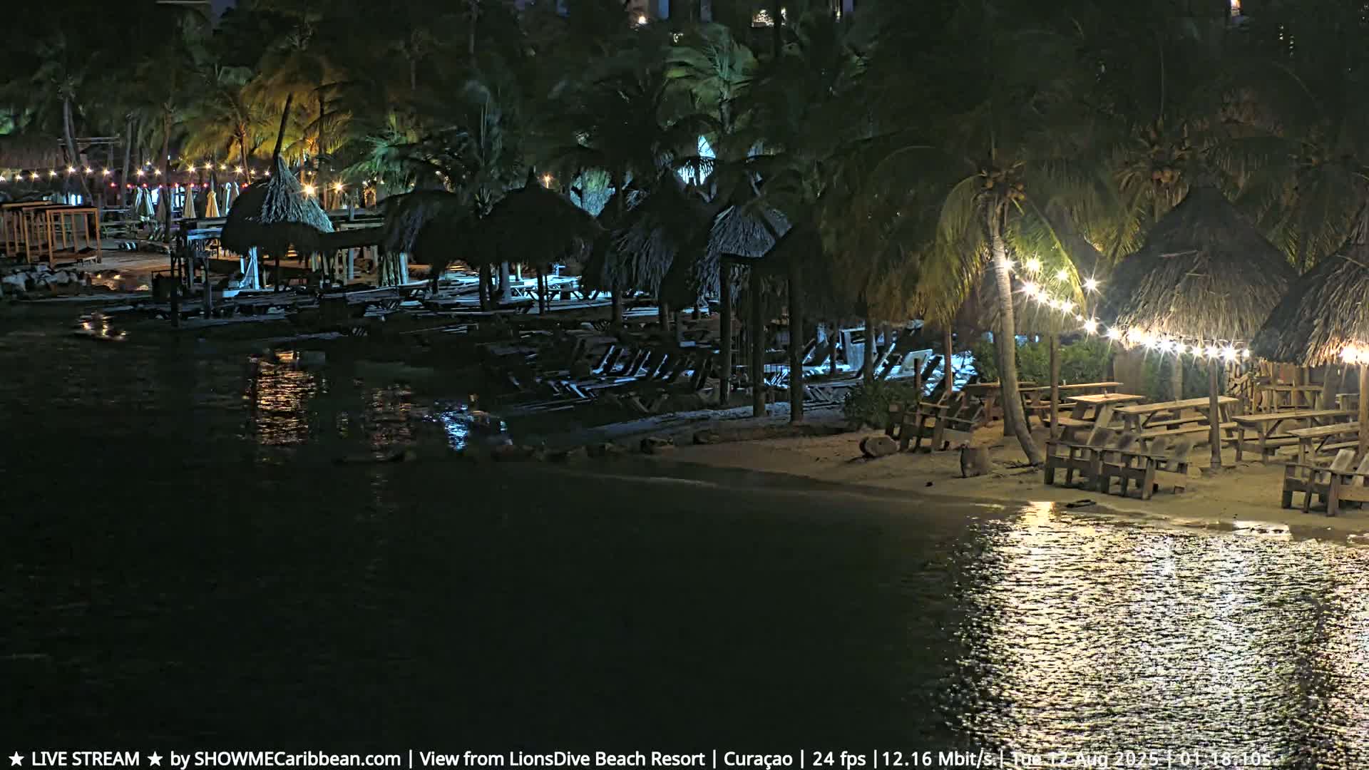 Carribean, Curacao, Mambo Beach  Live Cam - Willemstad, Curaçao, Netherland