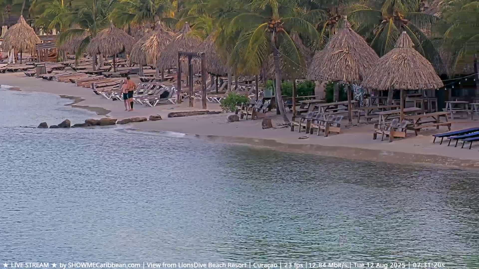 Carribean, Curacao, Mambo Beach  Live Cam - Willemstad, Curaçao, Netherland