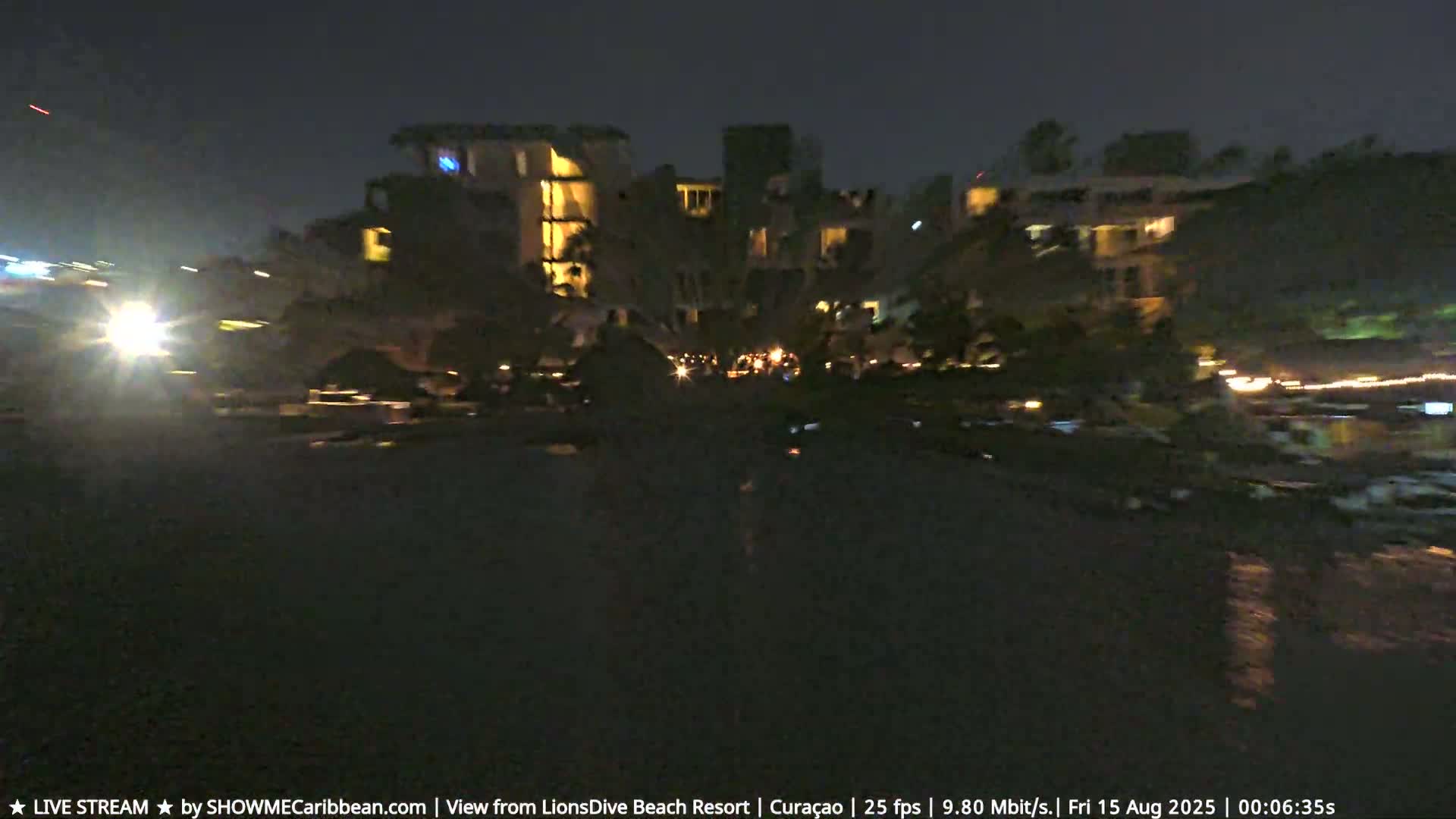 Carribean, Curacao, Mambo Beach  Live Cam - Willemstad, Curaçao, Netherland
