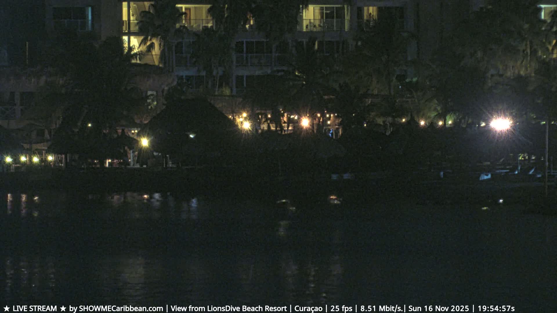 Carribean, Curacao, Mambo Beach  Live Cam - Willemstad, Curaçao, Netherland