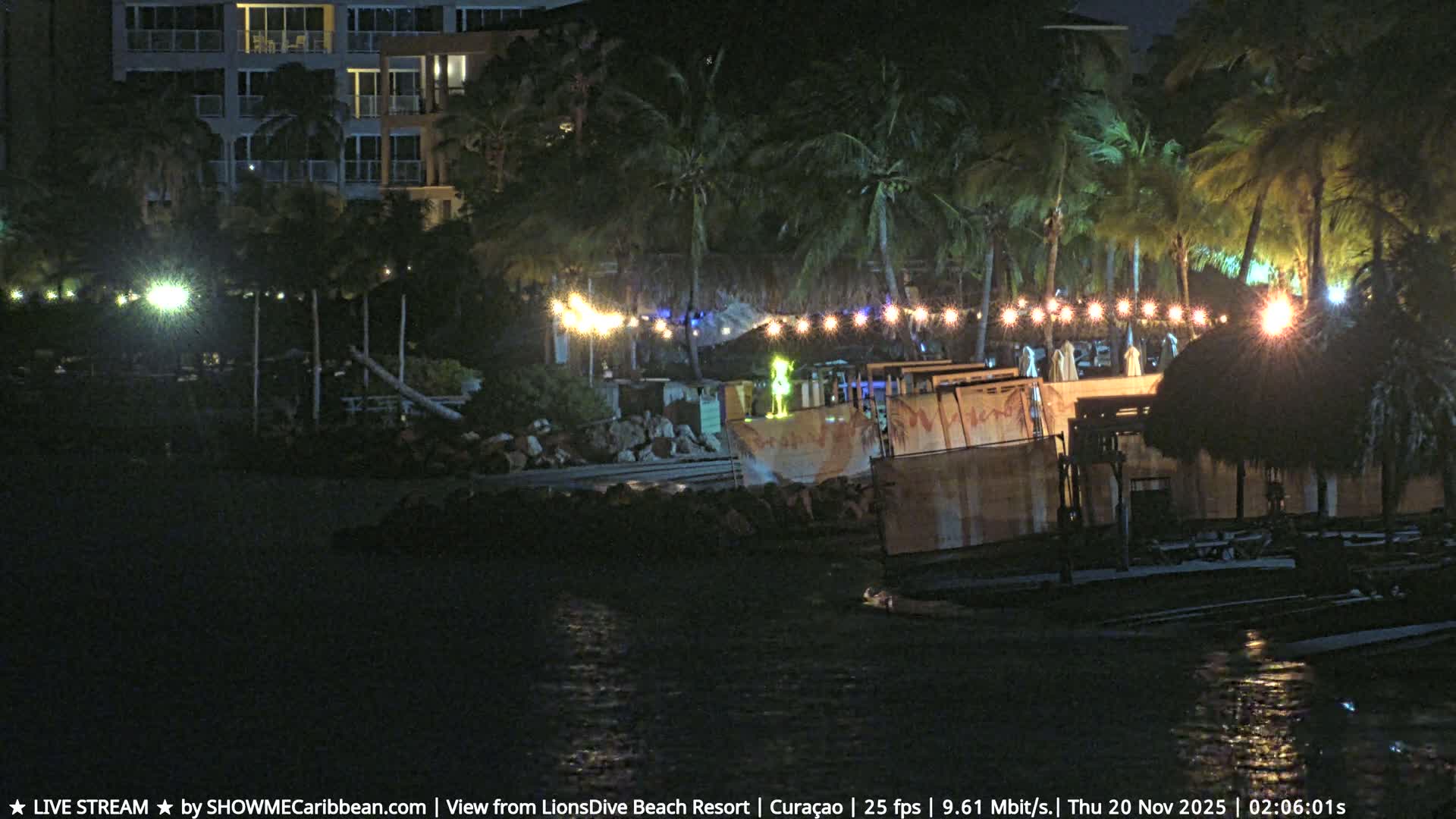Carribean, Curacao, Mambo Beach  Live Cam - Willemstad, Curaçao, Netherland