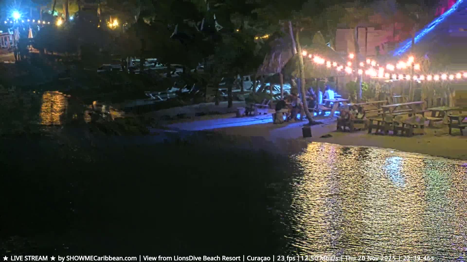 Carribean, Curacao, Mambo Beach  Live Cam - Willemstad, Curaçao, Netherland