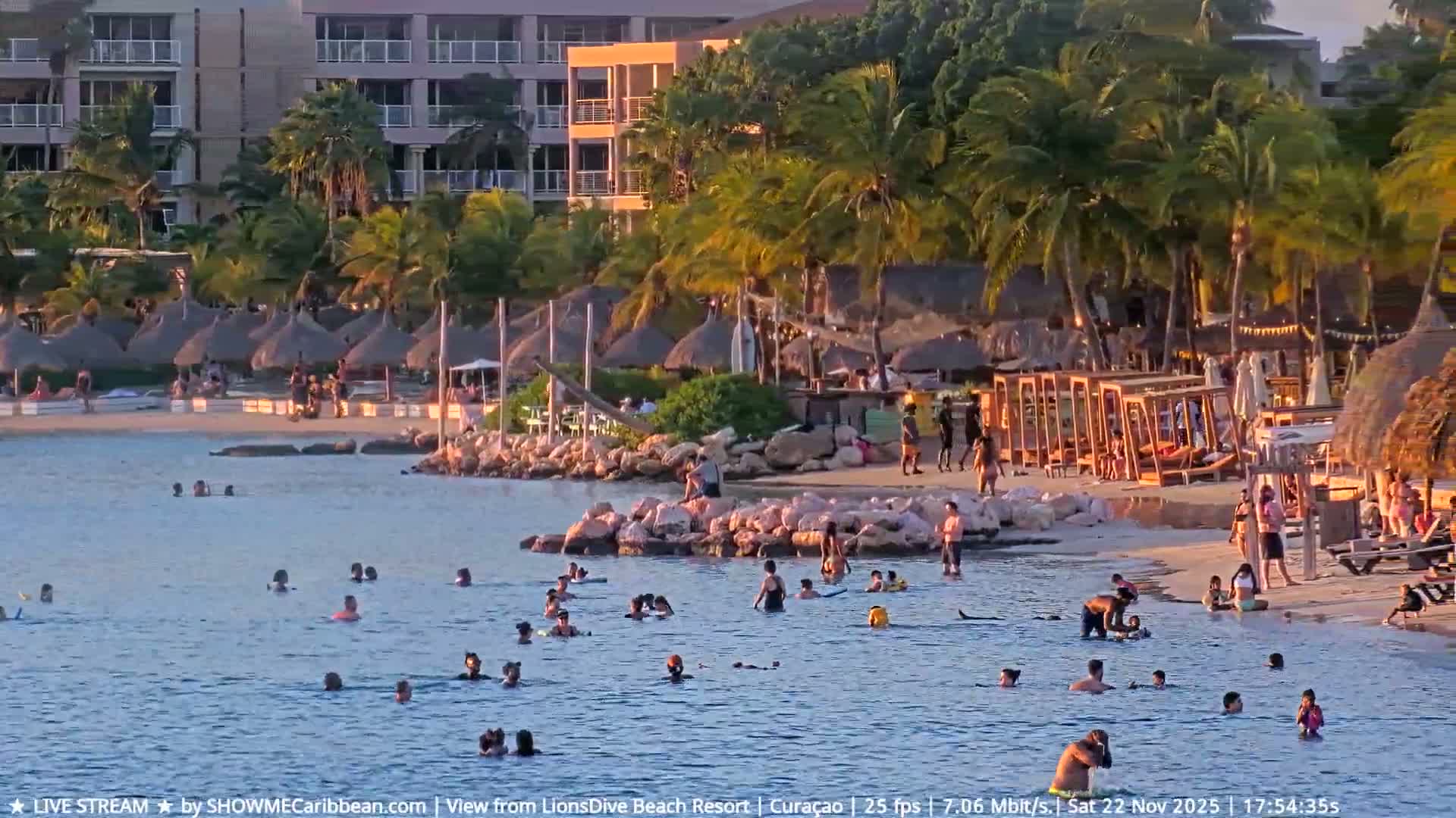 Carribean, Curacao, Mambo Beach  Live Cam - Willemstad, Curaçao, Netherland