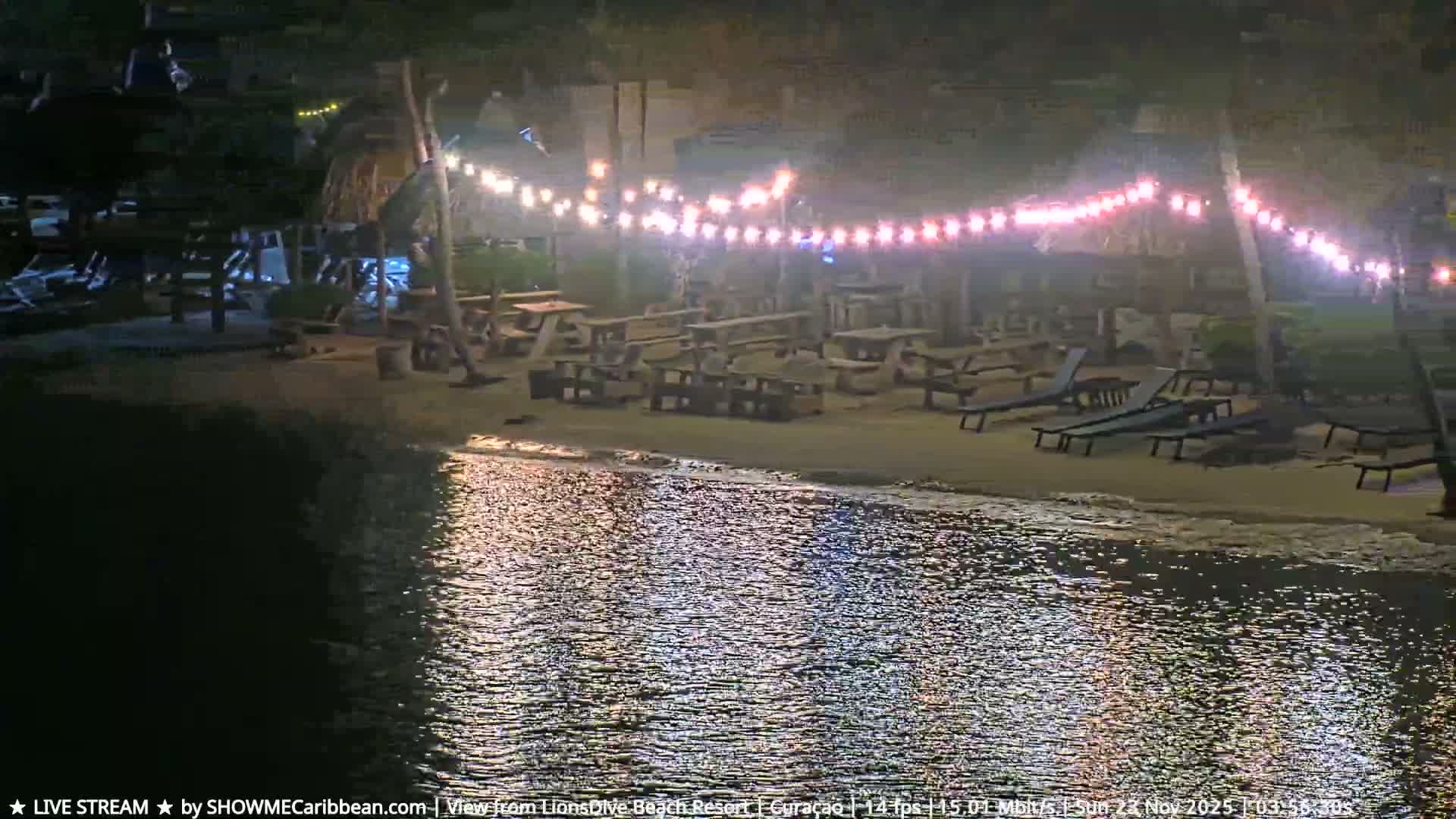 Carribean, Curacao, Mambo Beach  Live Cam - Willemstad, Curaçao, Netherland