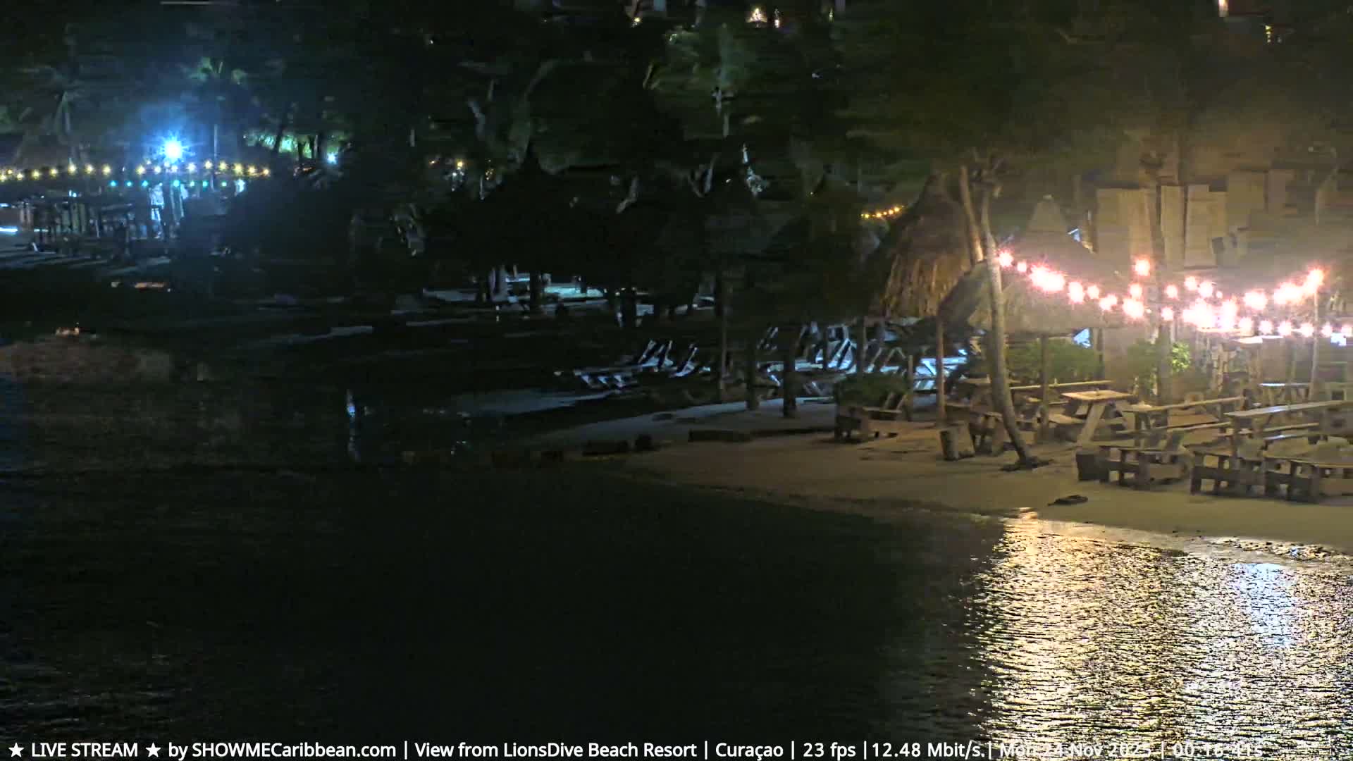 Carribean, Curacao, Mambo Beach  Live Cam - Willemstad, Curaçao, Netherland