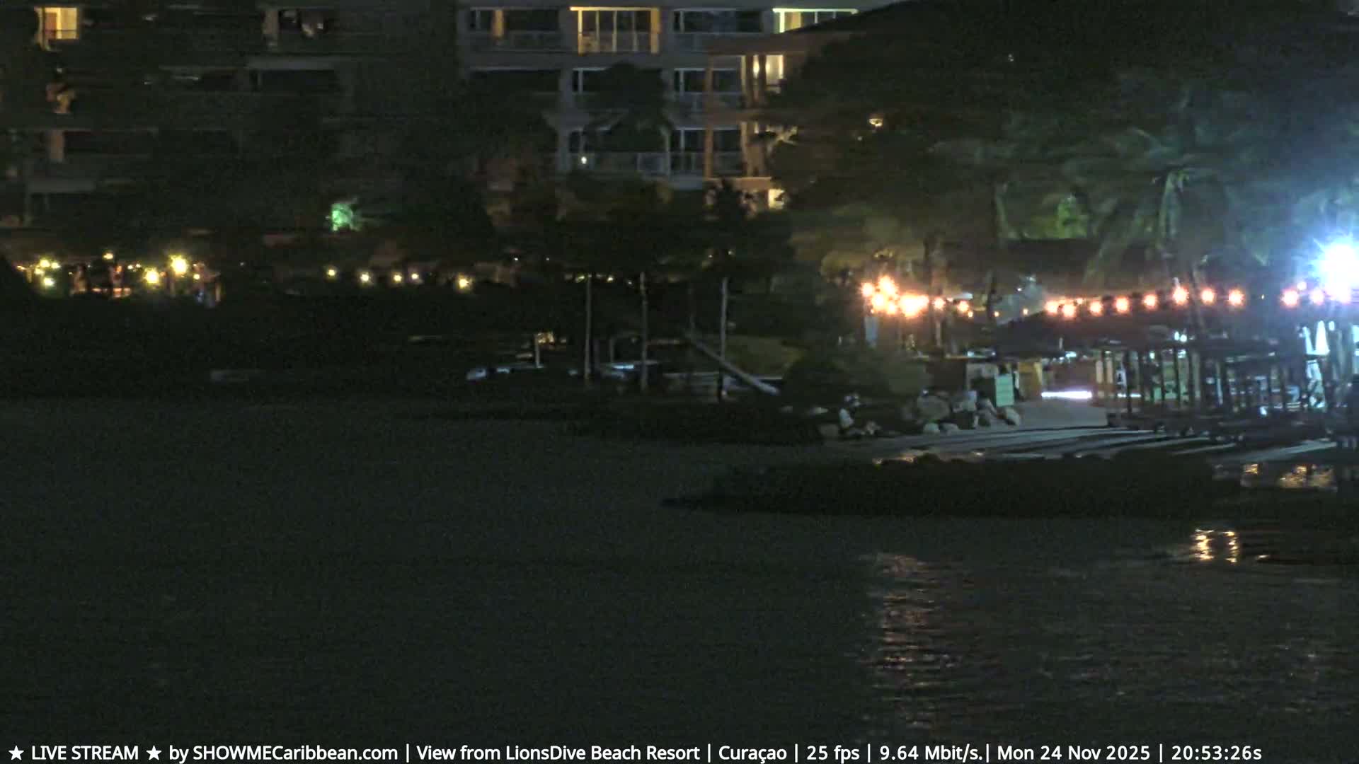 Carribean, Curacao, Mambo Beach  Live Cam - Willemstad, Curaçao, Netherland