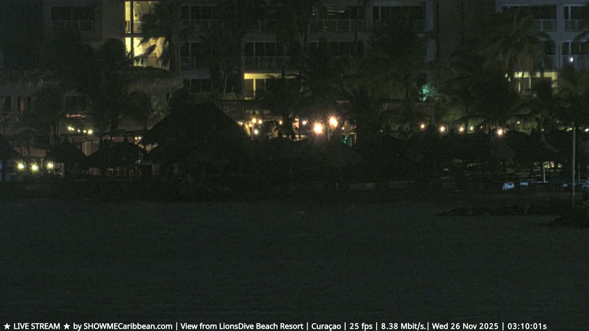 Carribean, Curacao, Mambo Beach  Live Cam - Willemstad, Curaçao, Netherland