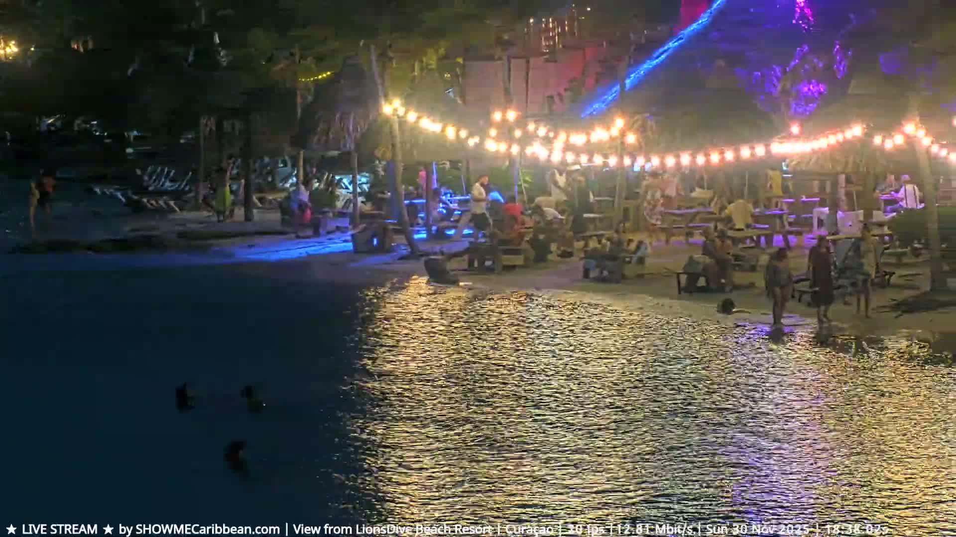 Carribean, Curacao, Mambo Beach  Live Cam - Willemstad, Curaçao, Netherland