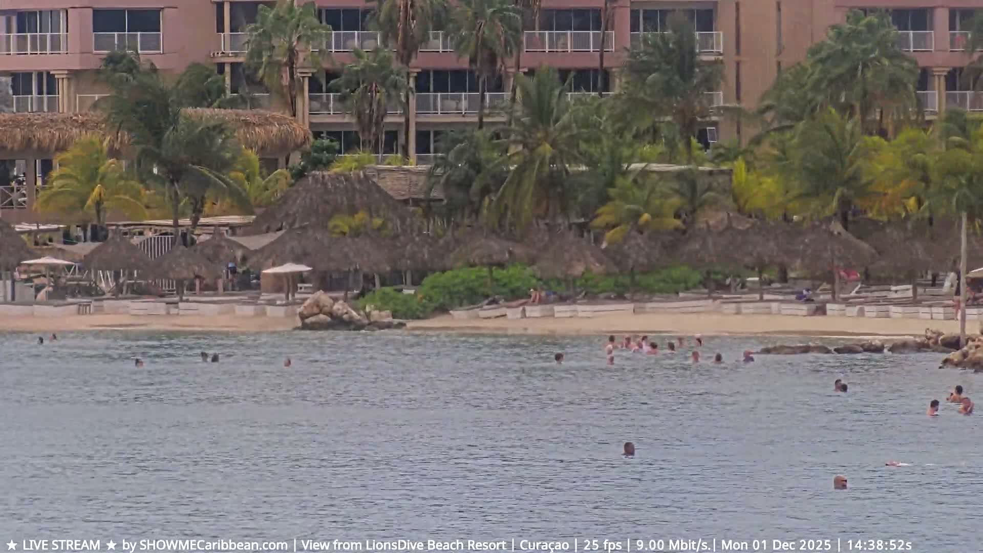 Carribean, Curacao, Mambo Beach  Live Cam - Willemstad, Curaçao, Netherland