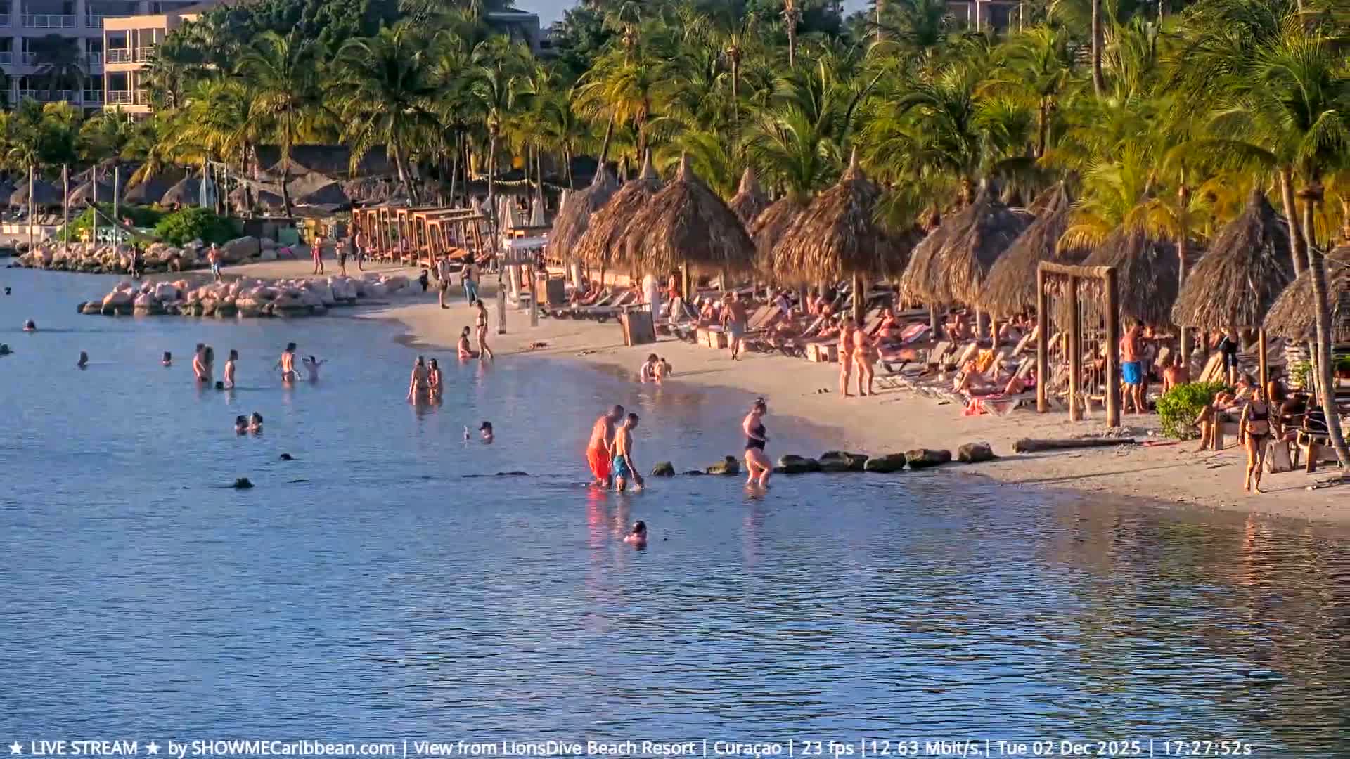 Carribean, Curacao, Mambo Beach  Live Cam - Willemstad, Curaçao, Netherland
