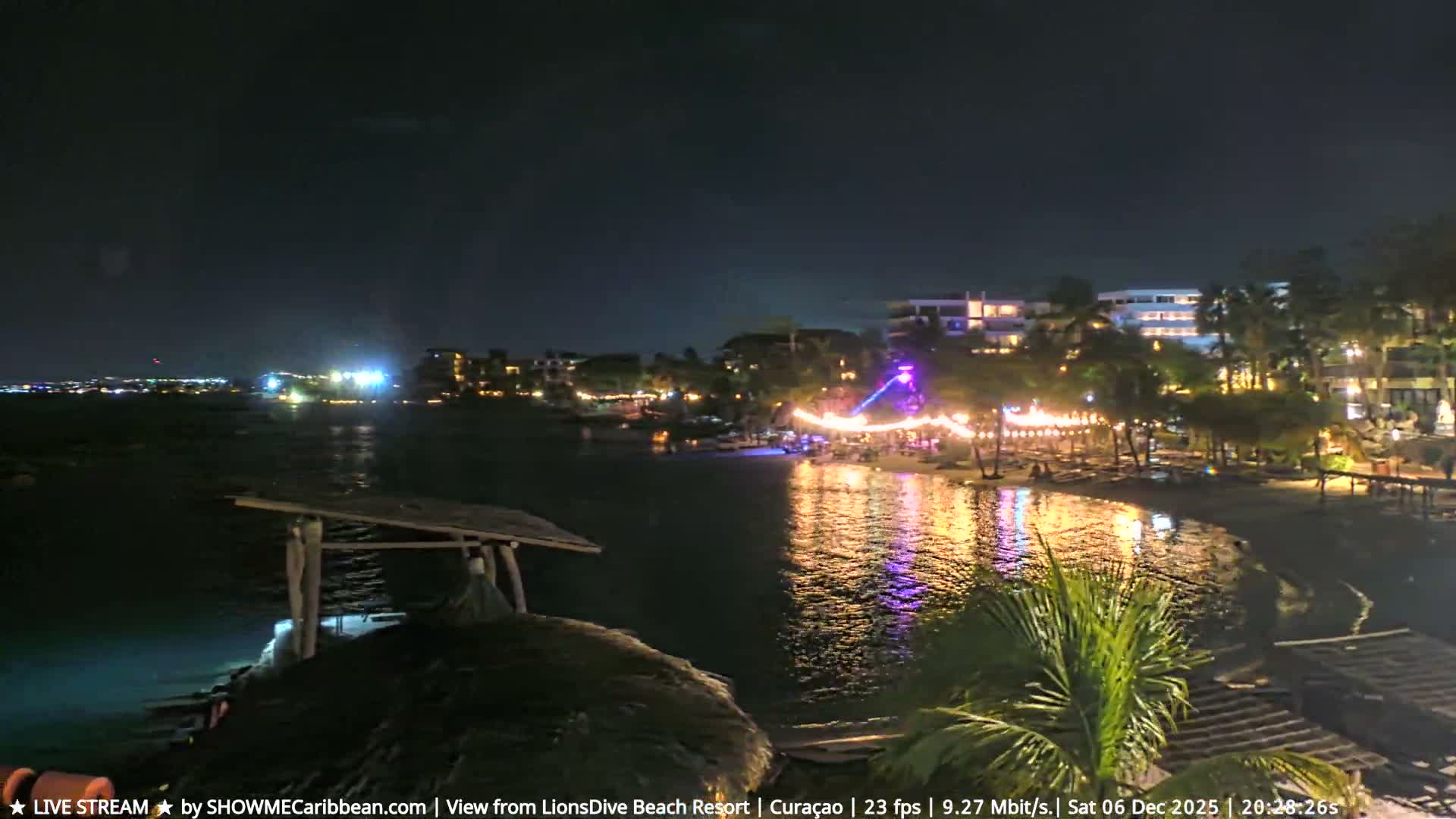 Carribean, Curacao, Mambo Beach  Live Cam - Willemstad, Curaçao, Netherland