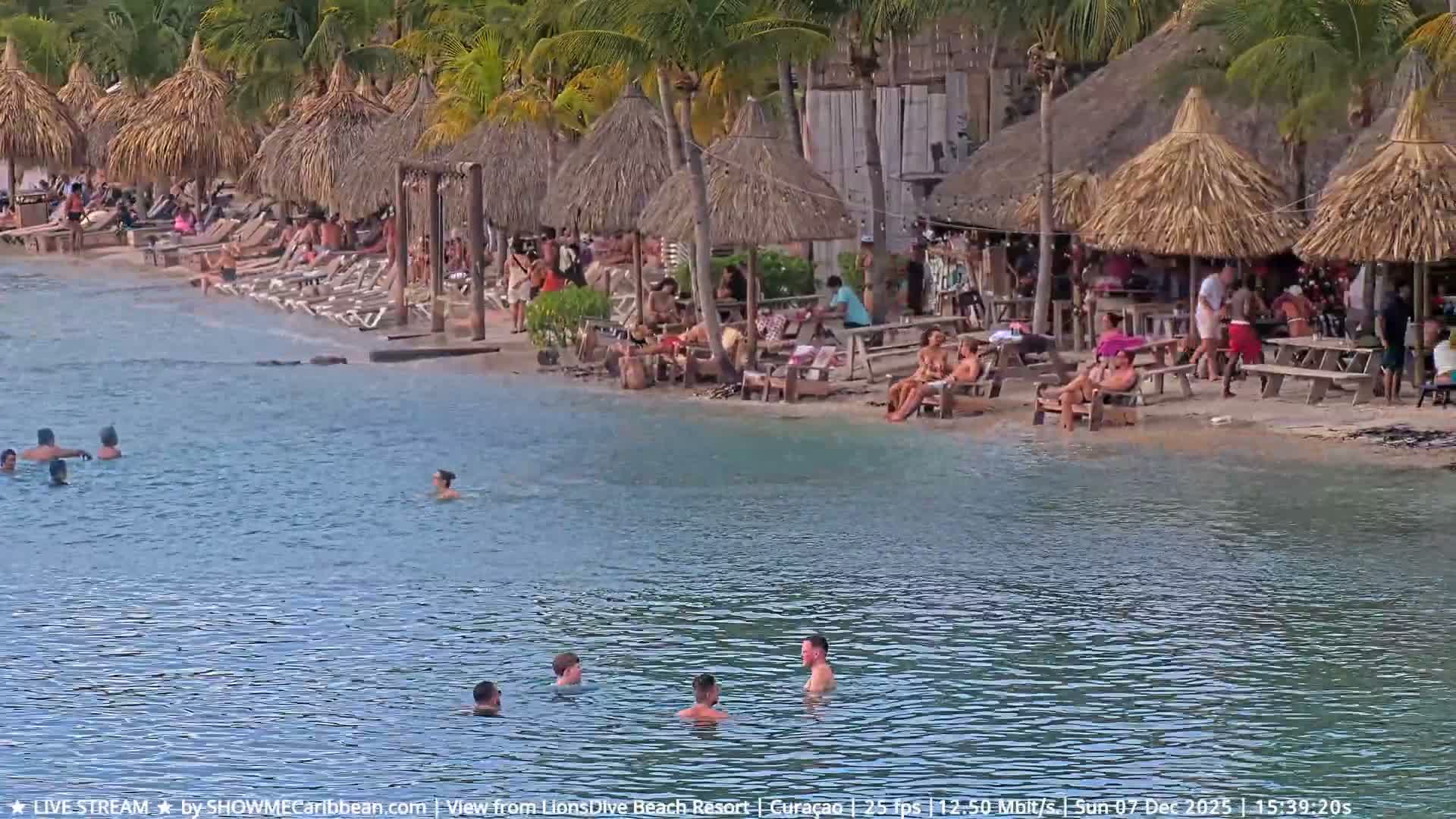 Carribean, Curacao, Mambo Beach  Live Cam - Willemstad, Curaçao, Netherland