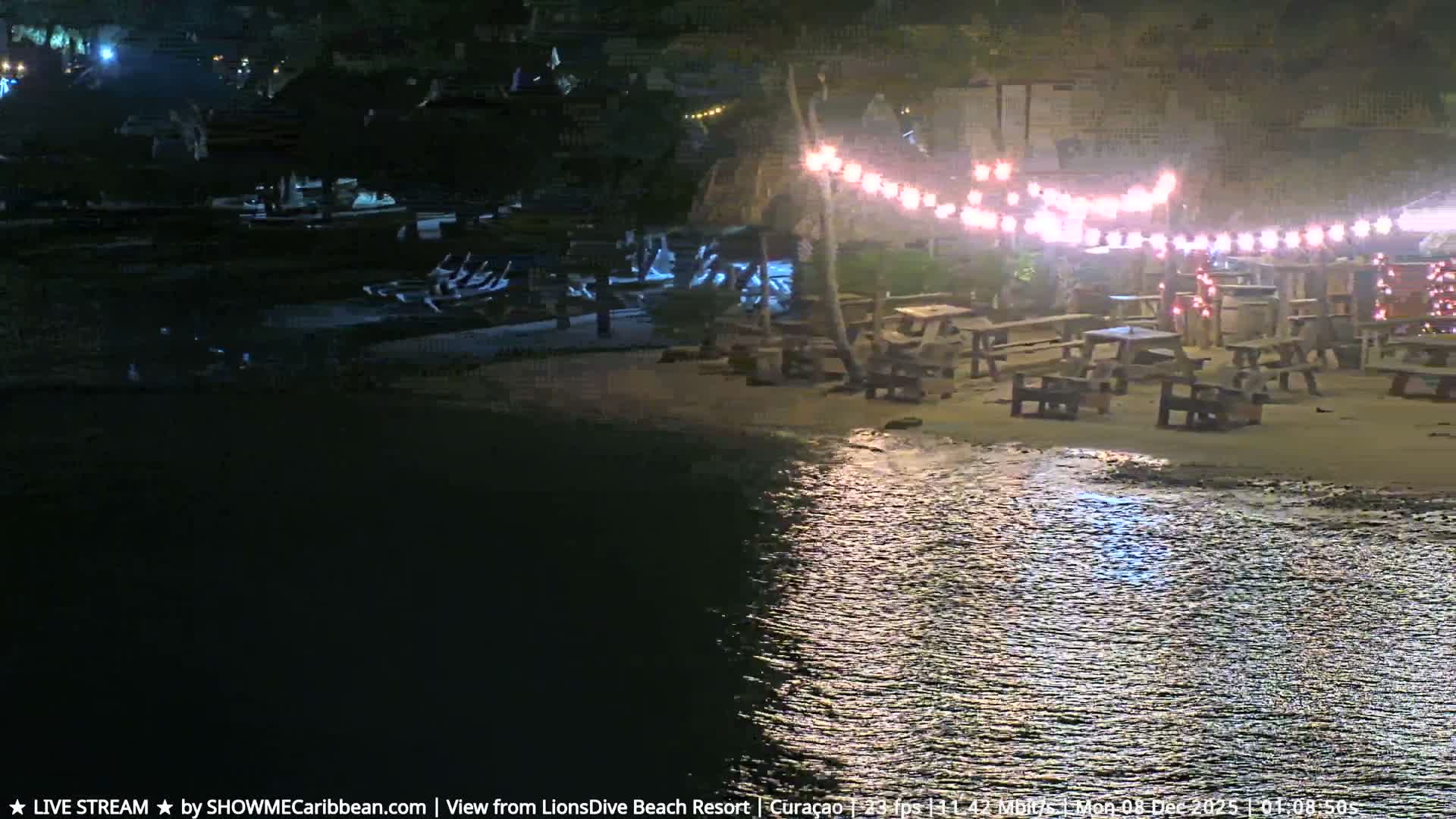 Carribean, Curacao, Mambo Beach  Live Cam - Willemstad, Curaçao, Netherland