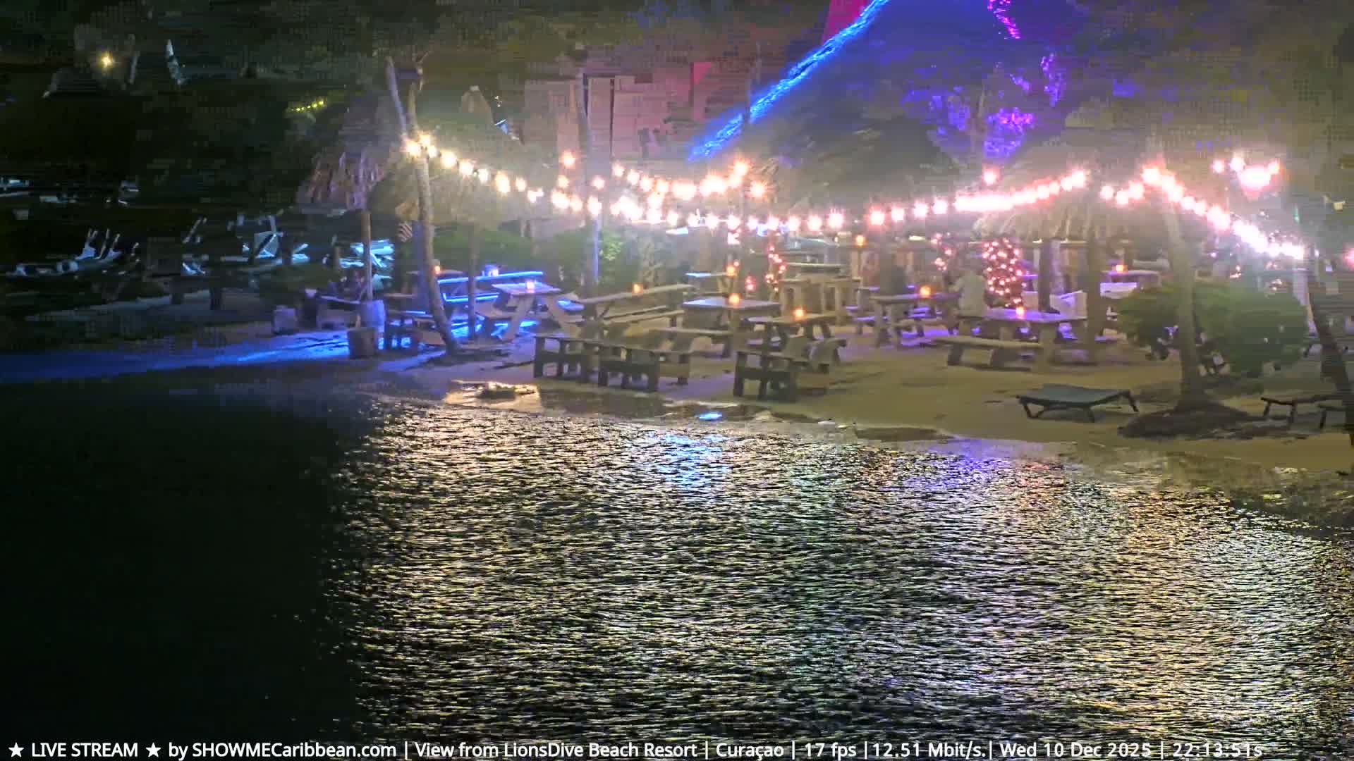 Carribean, Curacao, Mambo Beach  Live Cam - Willemstad, Curaçao, Netherland