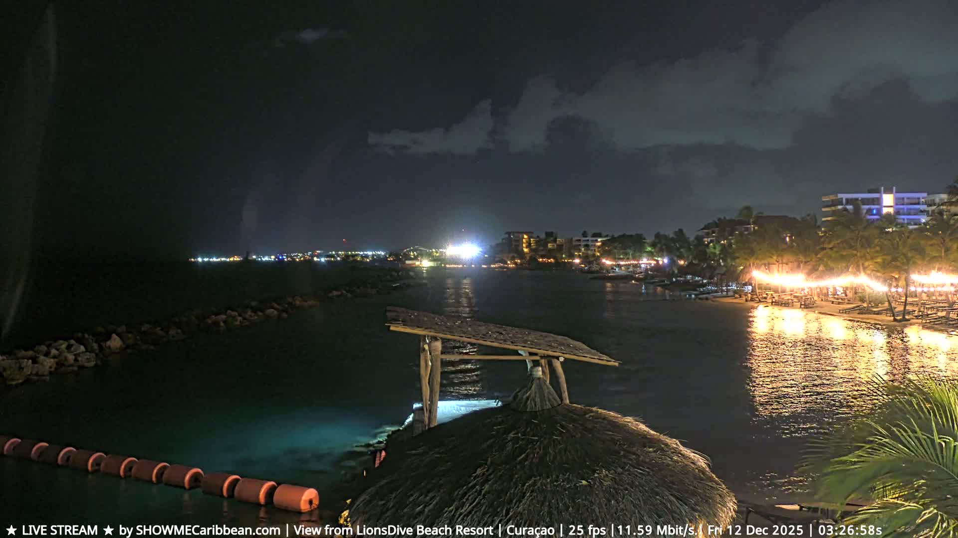 Carribean, Curacao, Mambo Beach  Live Cam - Willemstad, Curaçao, Netherland