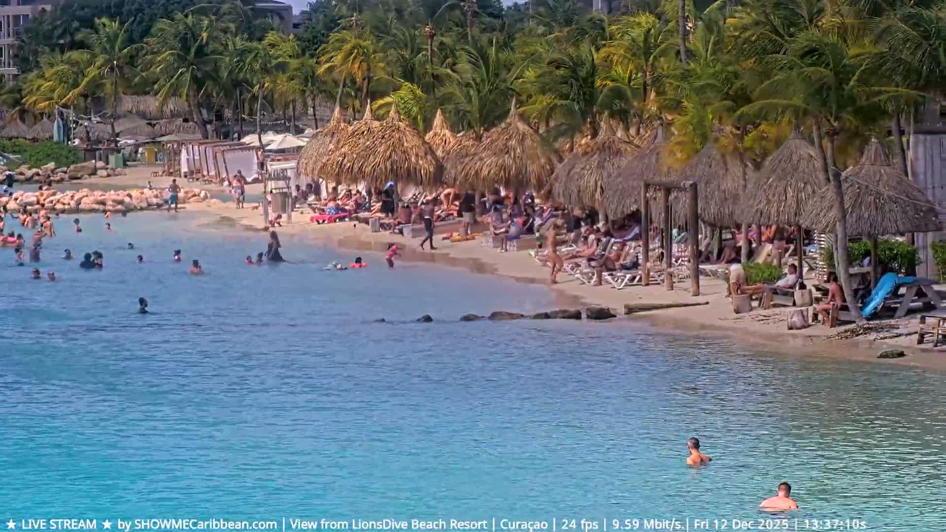 Carribean, Curacao, Mambo Beach  Live Cam - Willemstad, Curaçao, Netherland