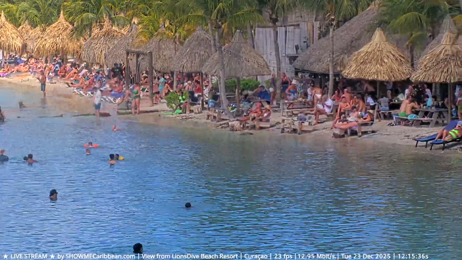 Carribean, Curacao, Mambo Beach  Live Cam - Willemstad, Curaçao, Netherland