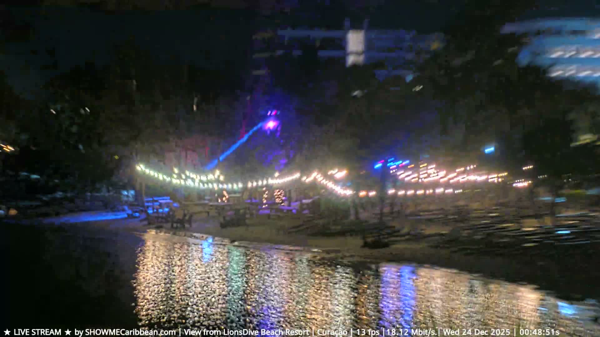 Carribean, Curacao, Mambo Beach  Live Cam - Willemstad, Curaçao, Netherland