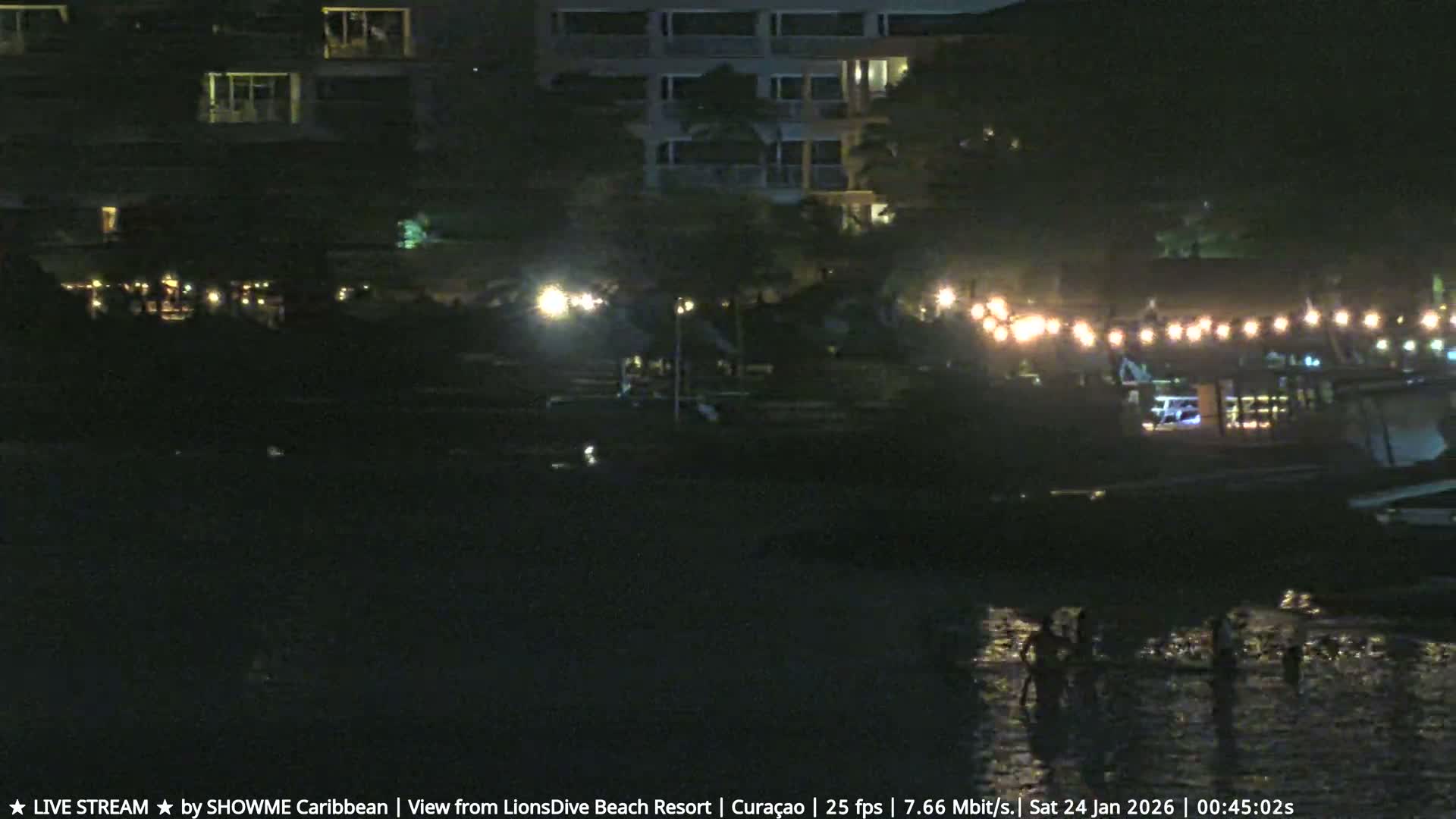 Carribean, Curacao, Mambo Beach  Live Cam - Willemstad, Curaçao, Netherland