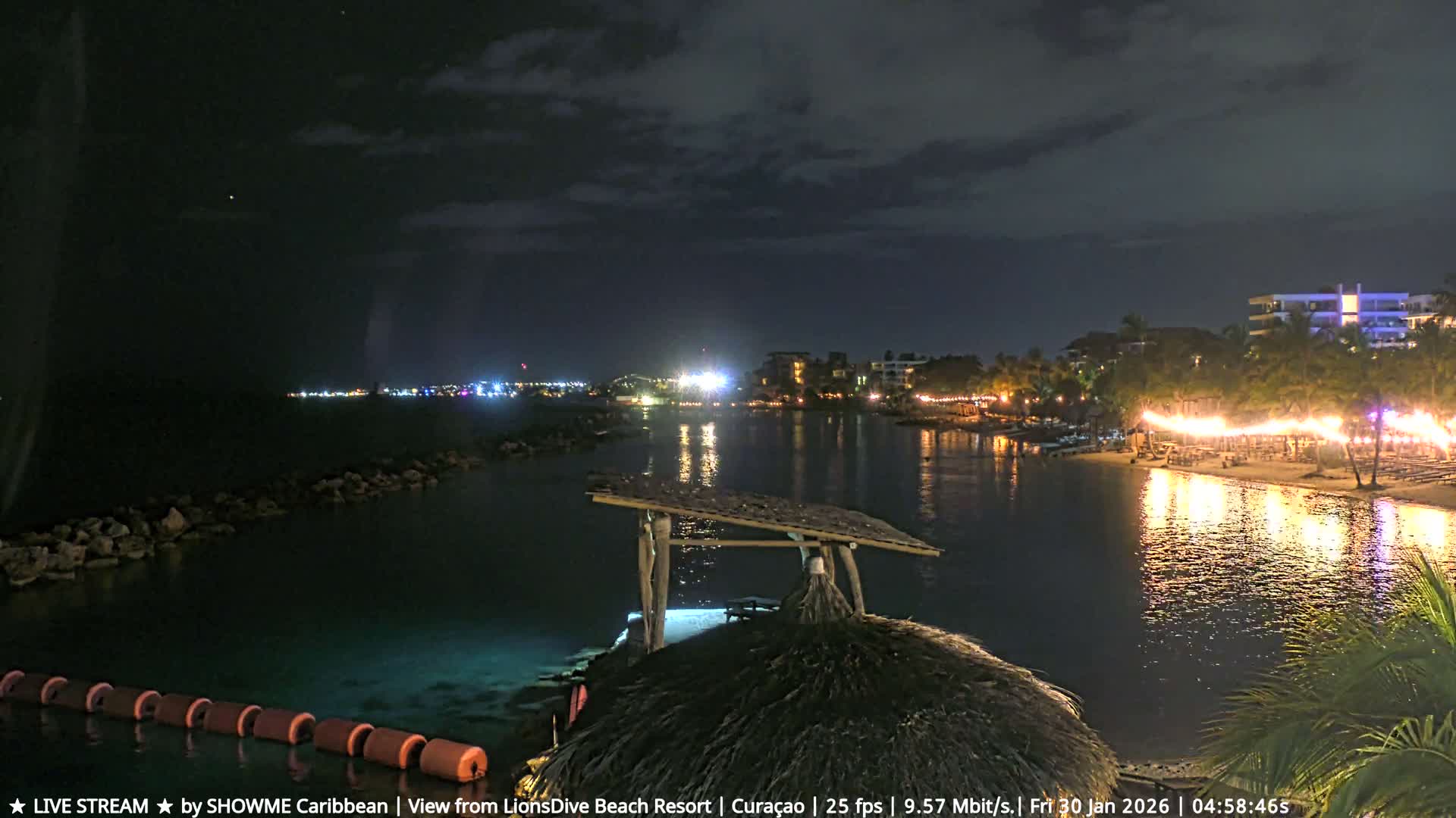 Carribean, Curacao, Mambo Beach  Live Cam - Willemstad, Curaçao, Netherland