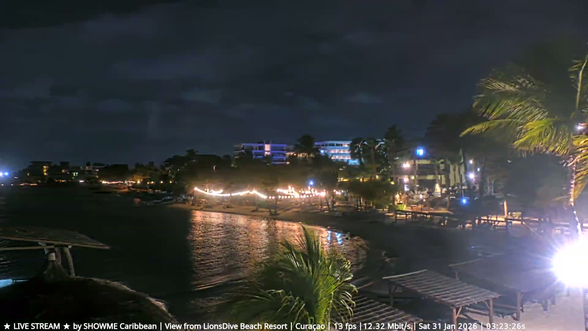 Carribean, Curacao, Mambo Beach  Live Cam - Willemstad, Curaçao, Netherland