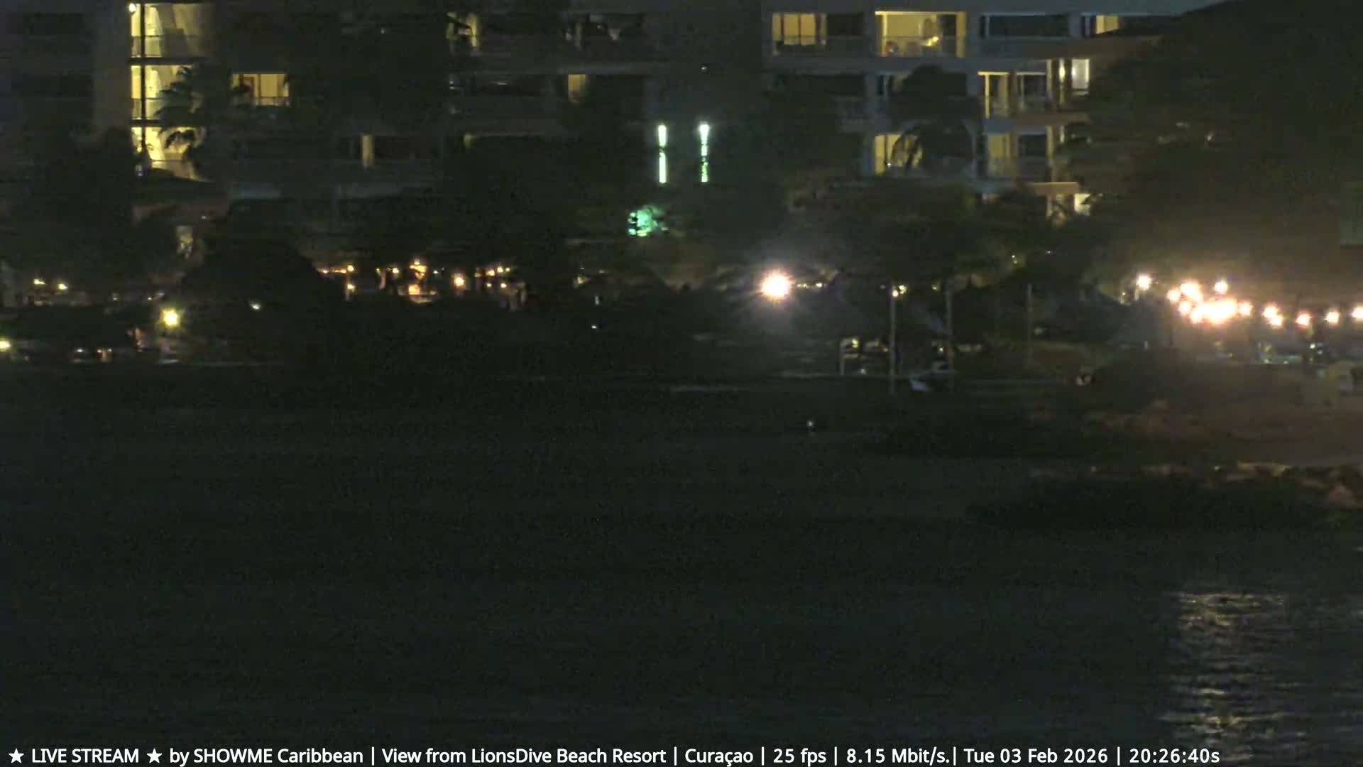 Carribean, Curacao, Mambo Beach  Live Cam - Willemstad, Curaçao, Netherland