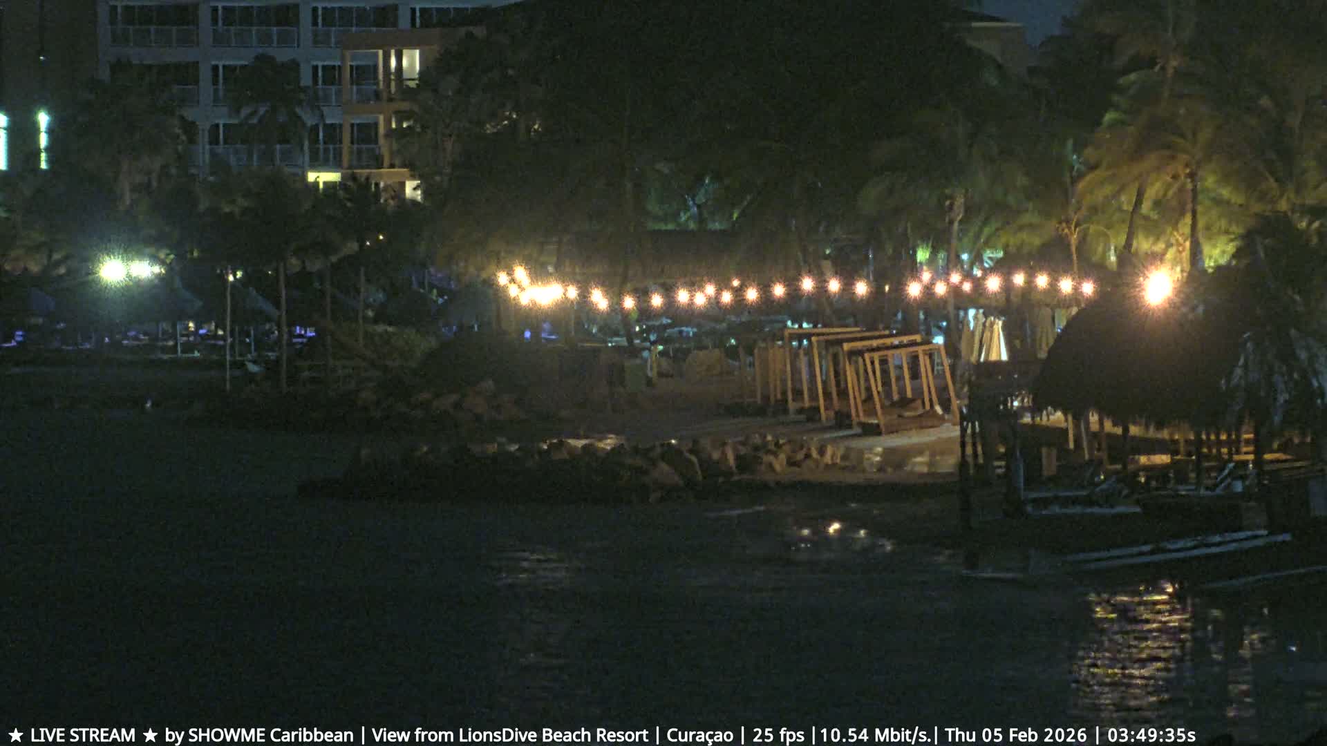 Carribean, Curacao, Mambo Beach  Live Cam - Willemstad, Curaçao, Netherland