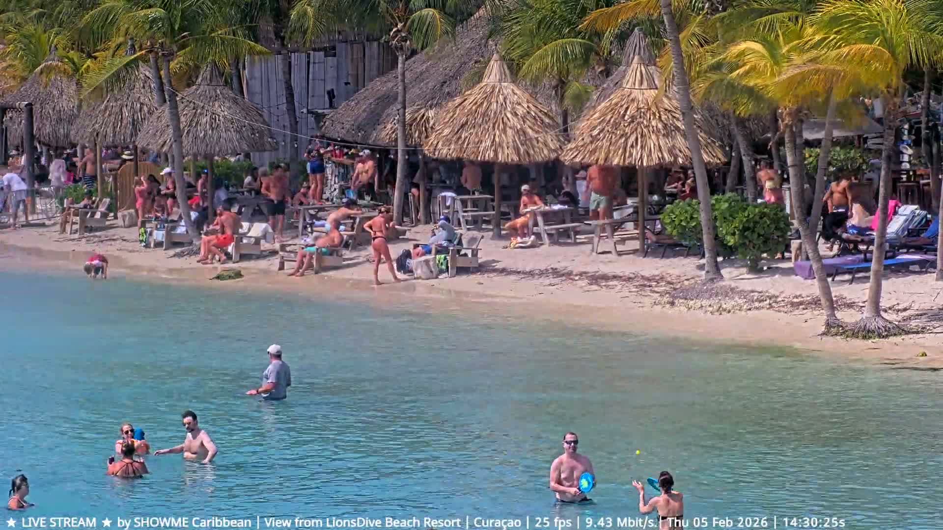 Carribean, Curacao, Mambo Beach  Live Cam - Willemstad, Curaçao, Netherland