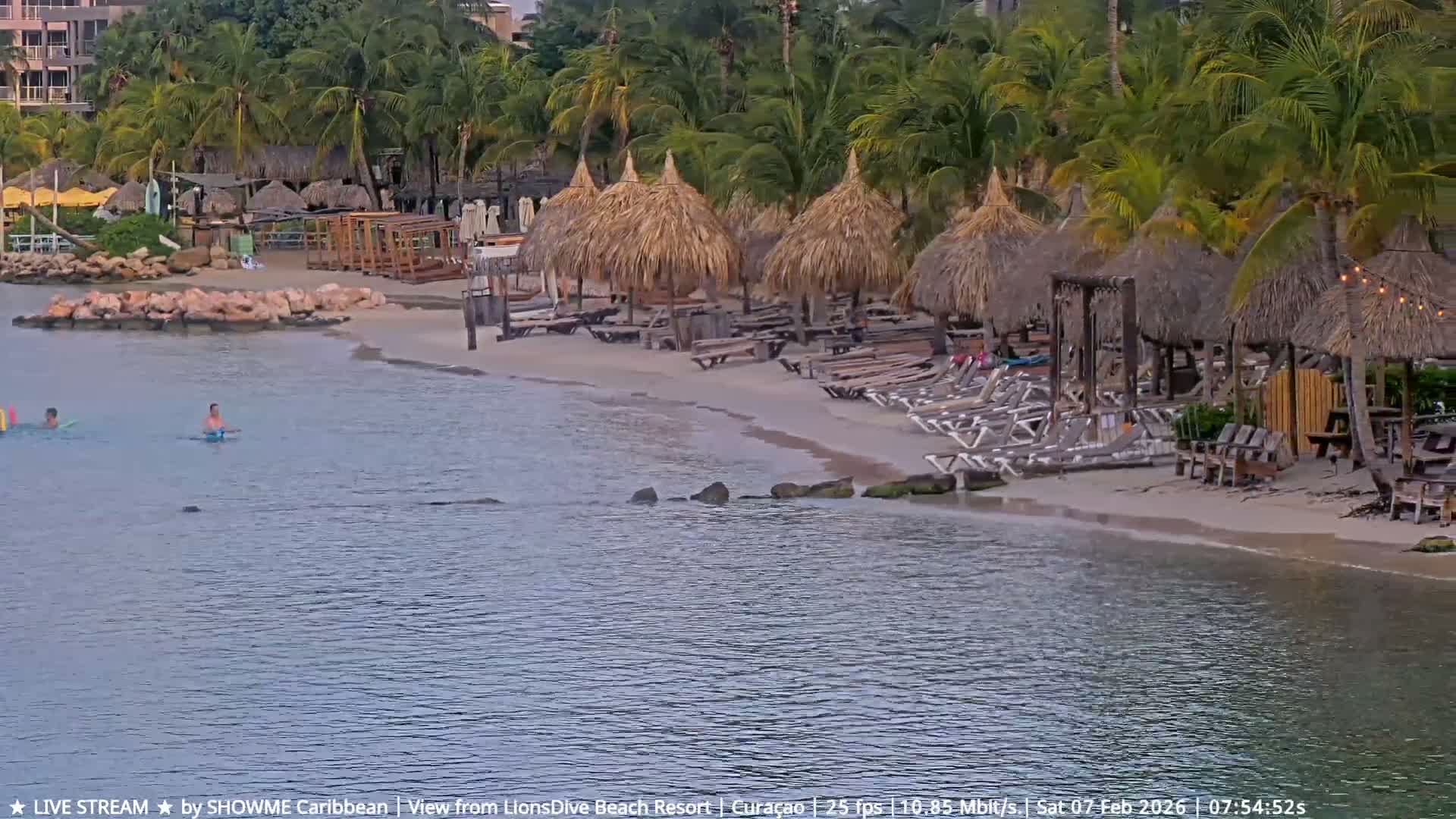 Carribean, Curacao, Mambo Beach  Live Cam - Willemstad, Curaçao, Netherland