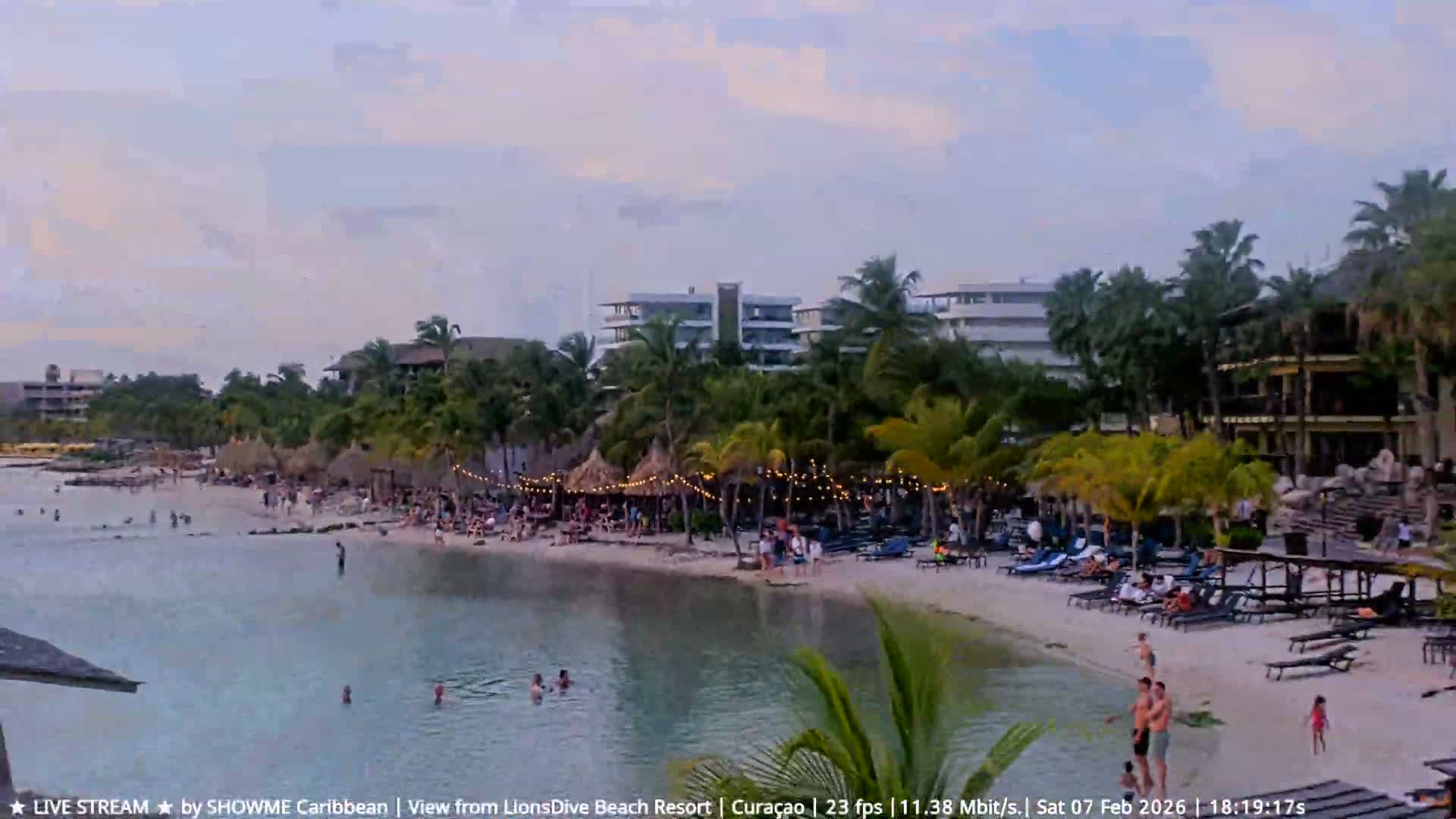 Carribean, Curacao, Mambo Beach  Live Cam - Willemstad, Curaçao, Netherland
