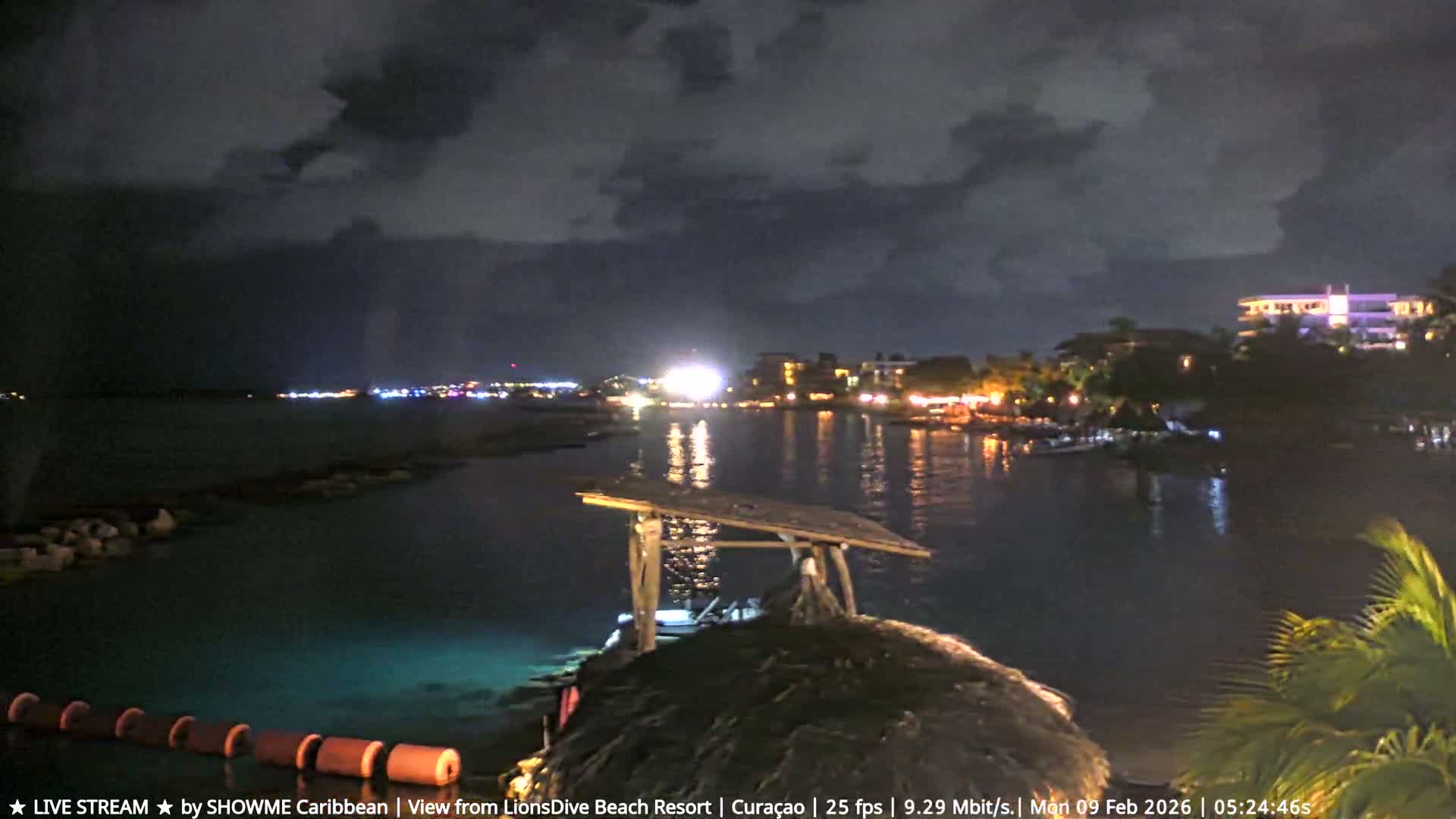 Carribean, Curacao, Mambo Beach  Live Cam - Willemstad, Curaçao, Netherland